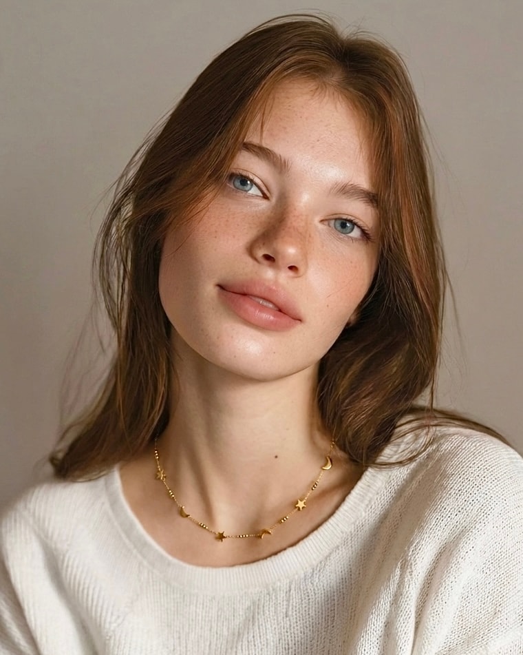 Midnight moon & star necklace -gold