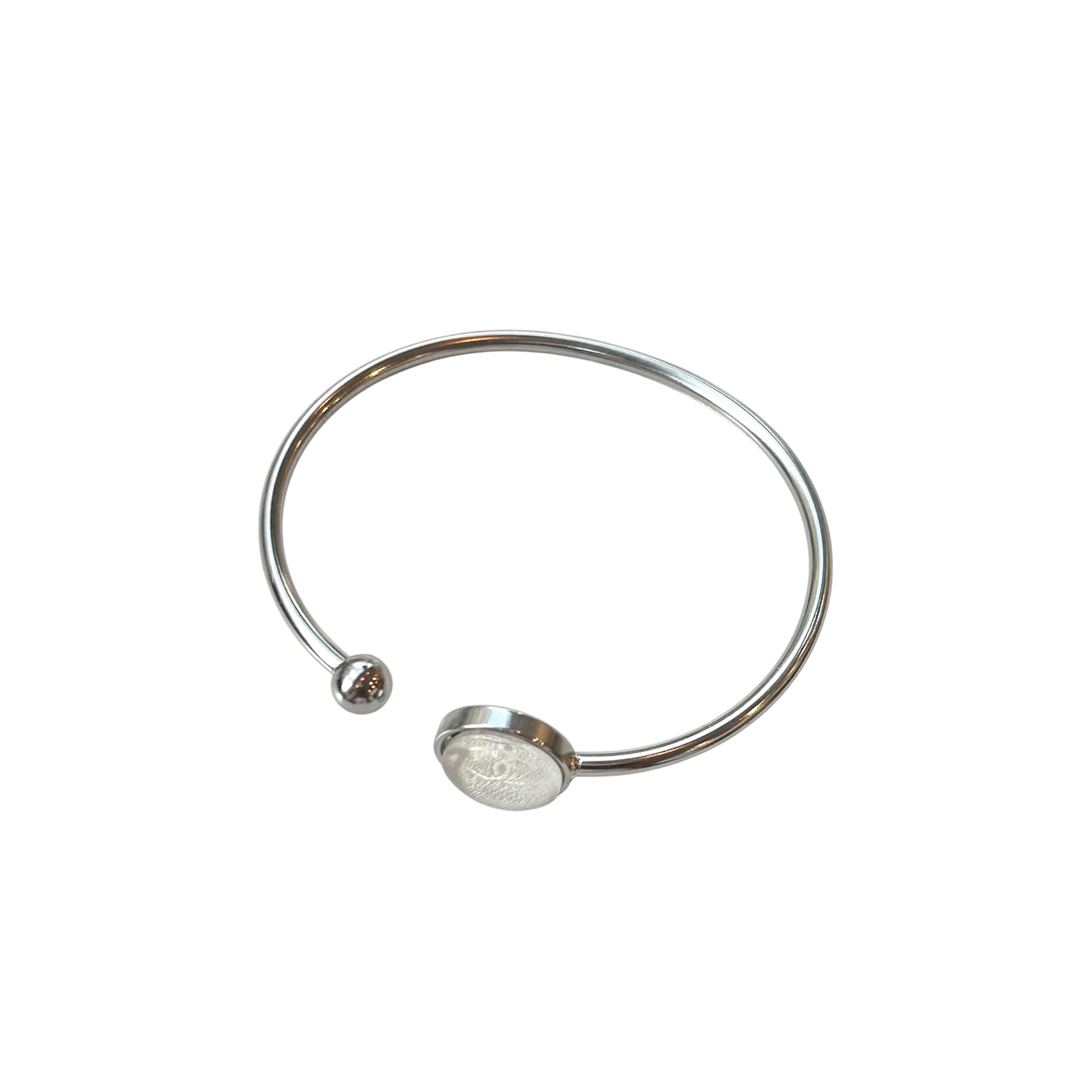 silver ball silver cc bangle