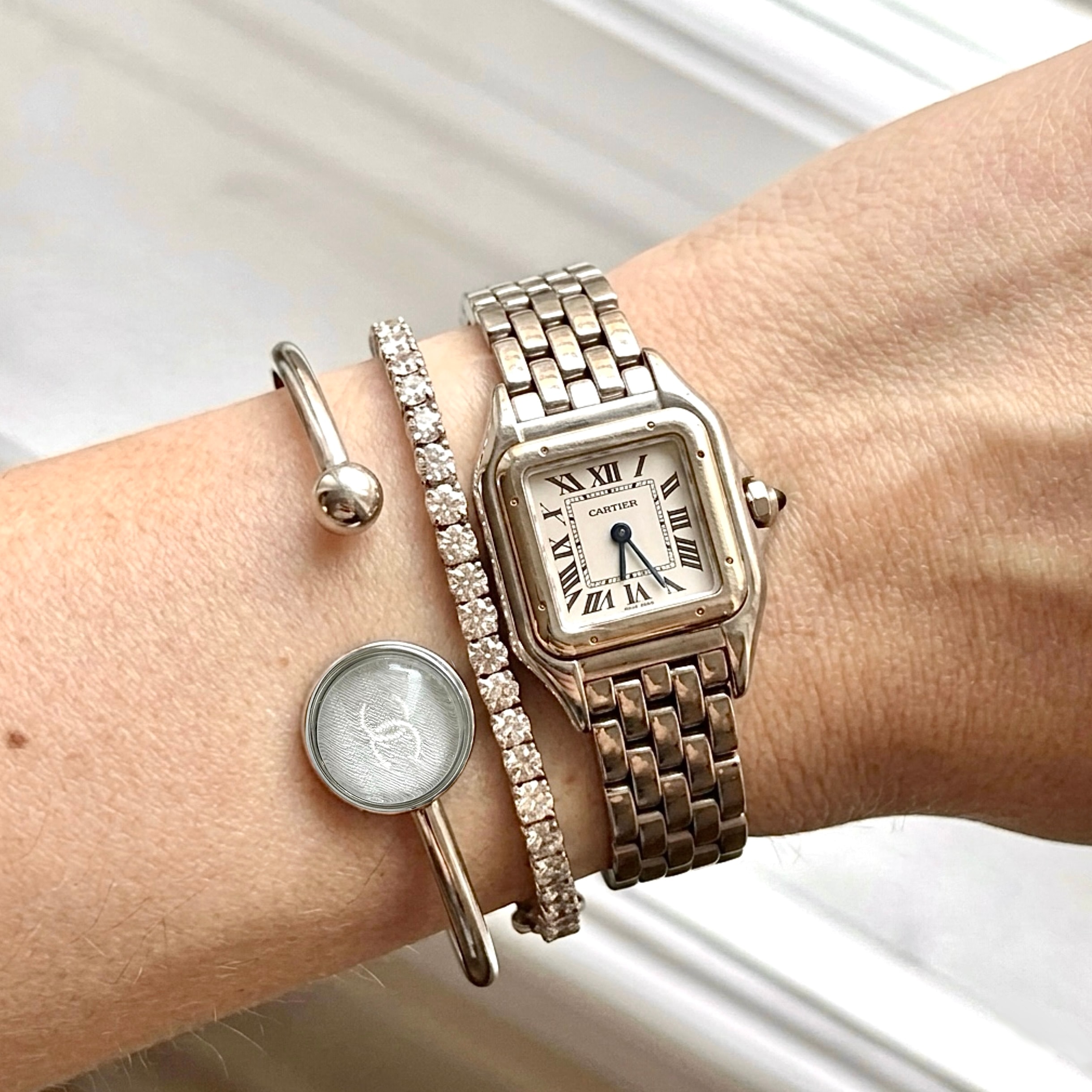 silver ball silver cc bangle