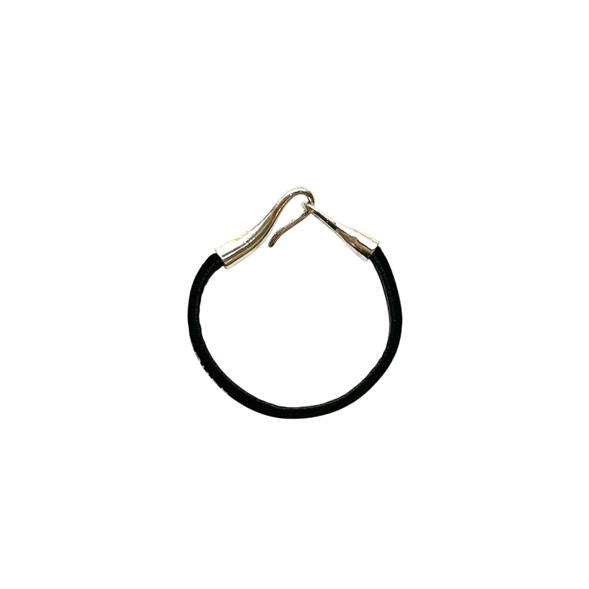 silver Hook canvas bracelet