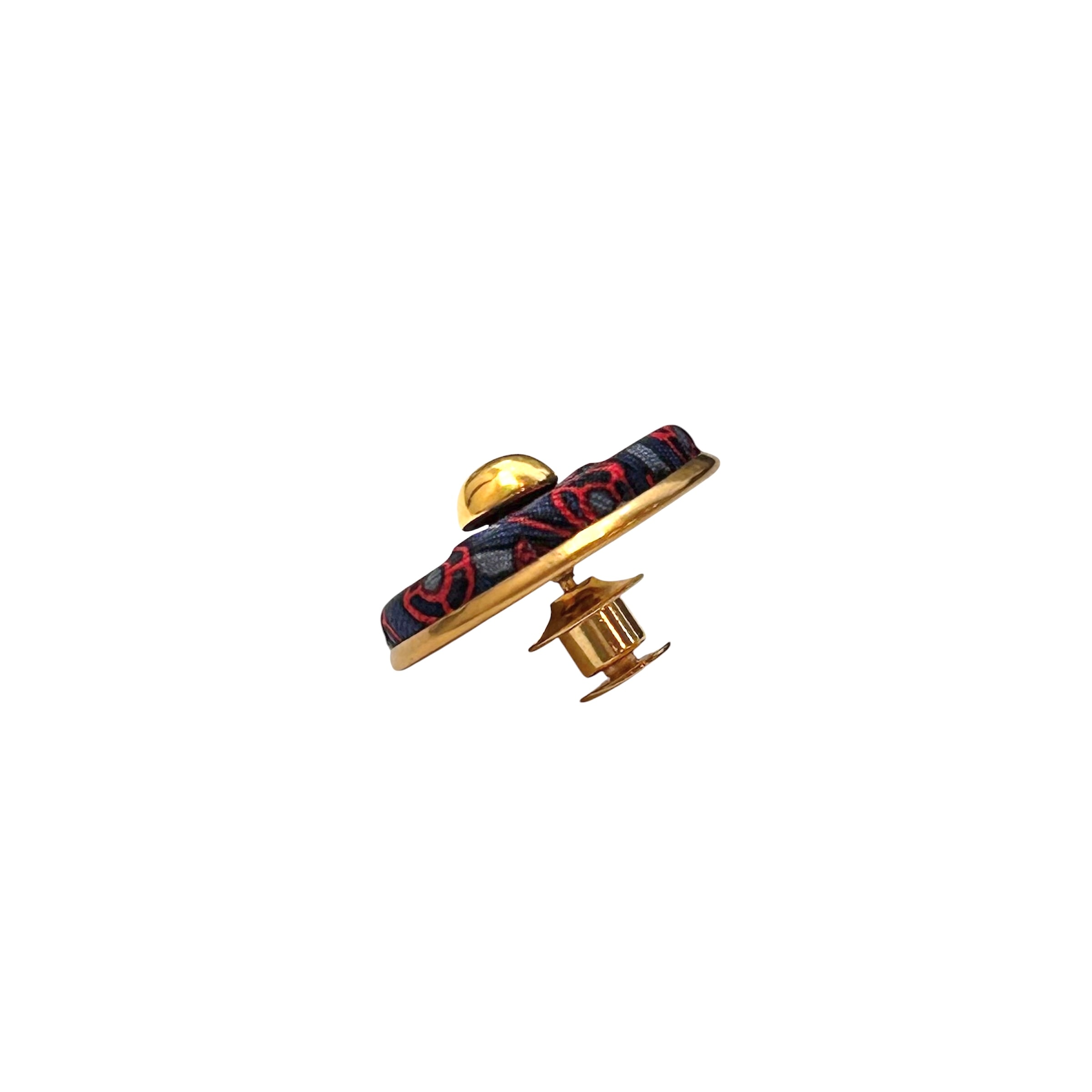 Ronde silk Palette brooch no.1
