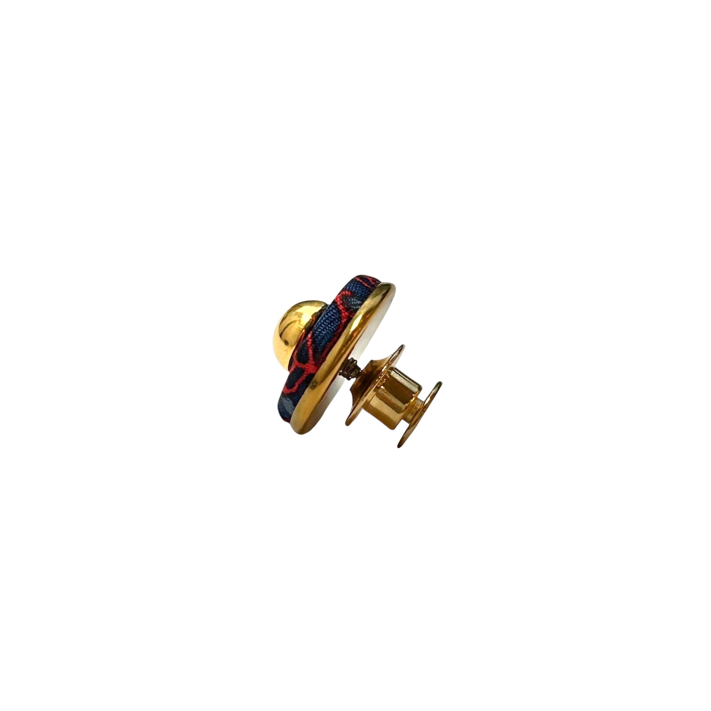 Ronde silk Palette brooch no.1