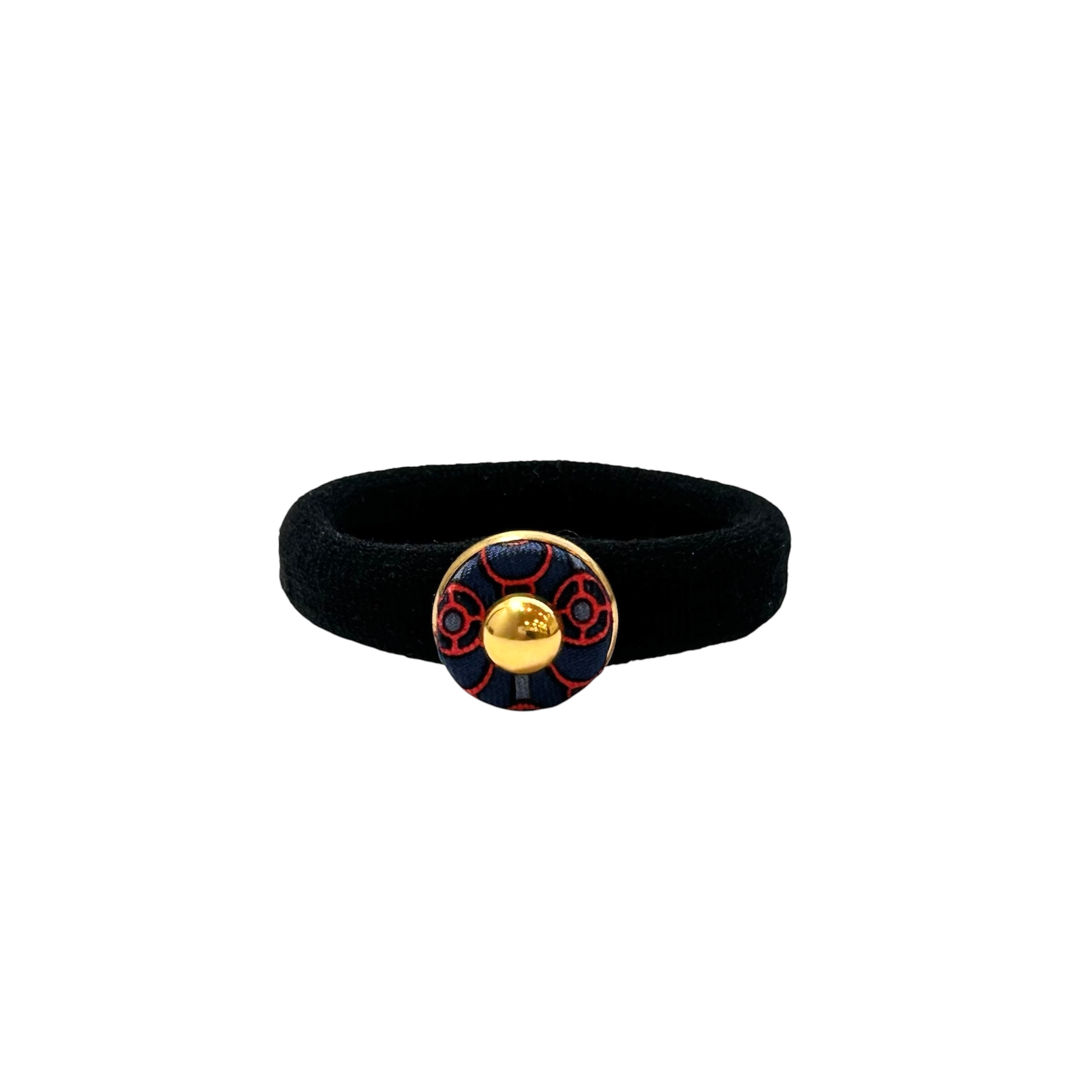 Ronde silk Palette brooch no.1