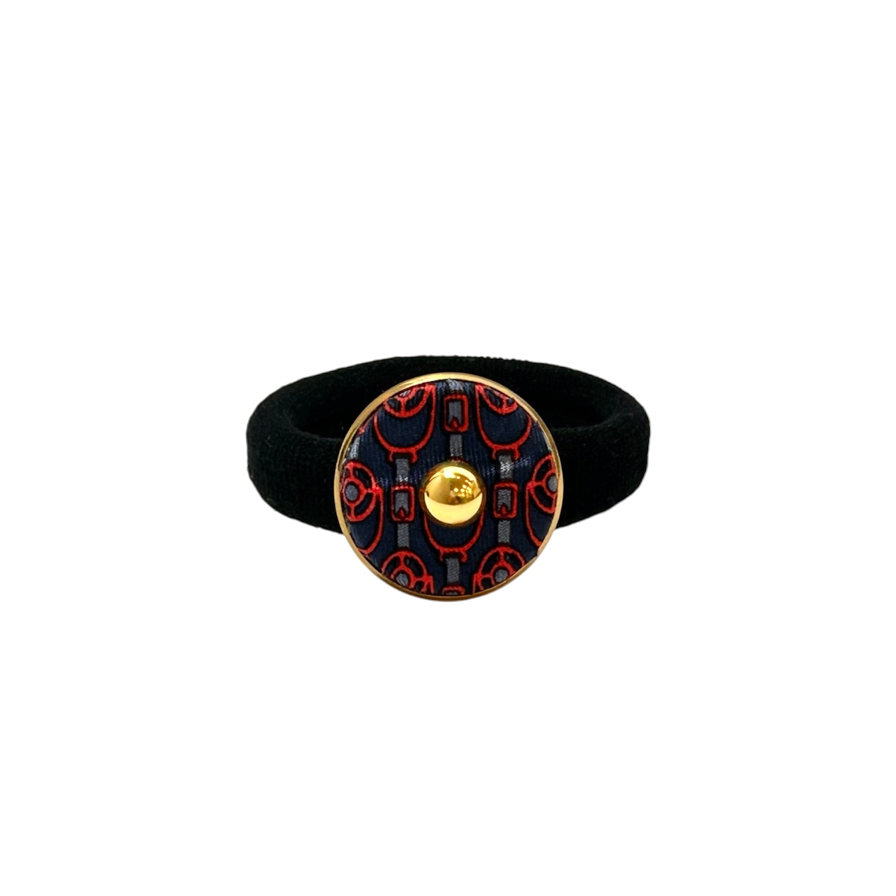 Ronde silk Palette brooch no.1