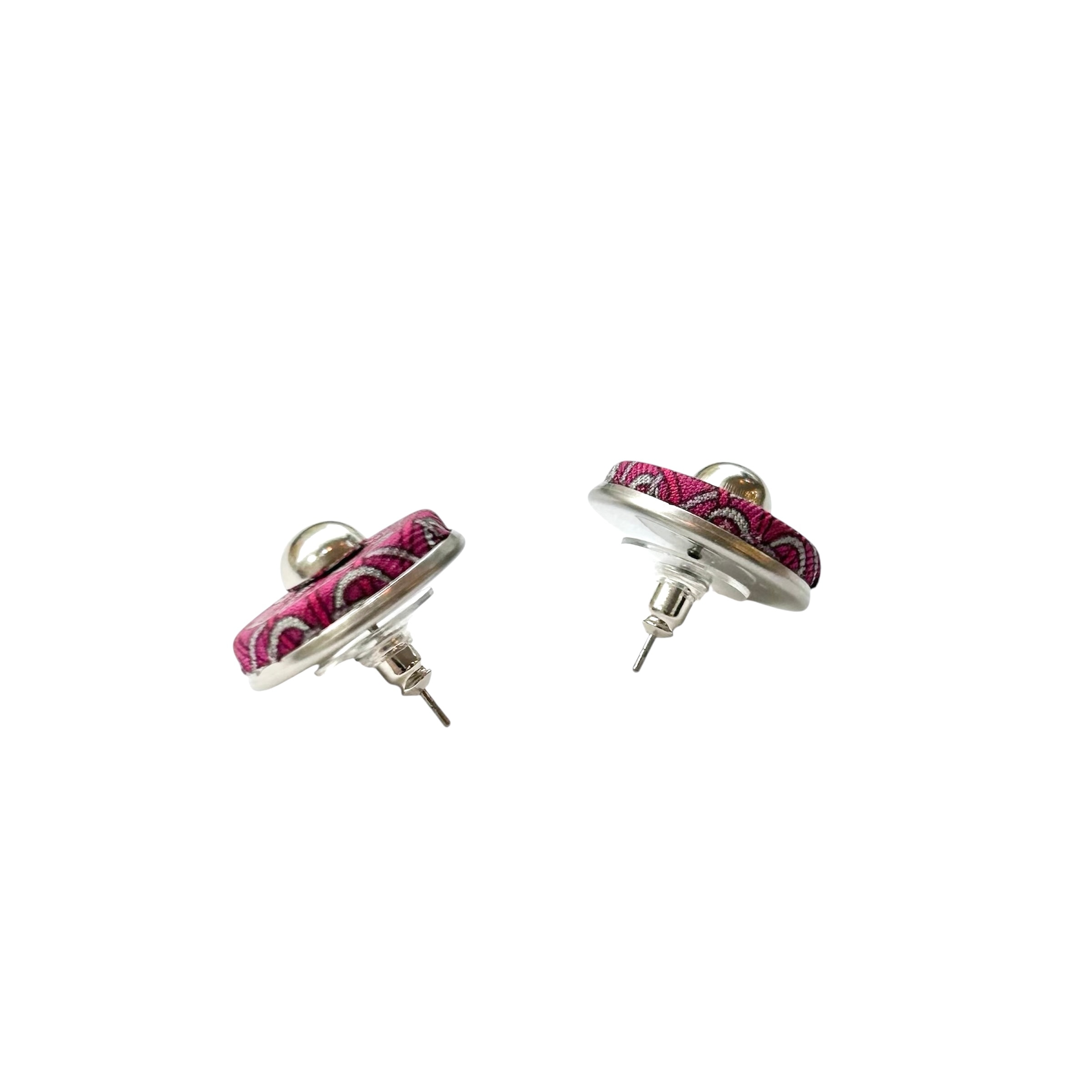 Ronde silk Palette earring no.2