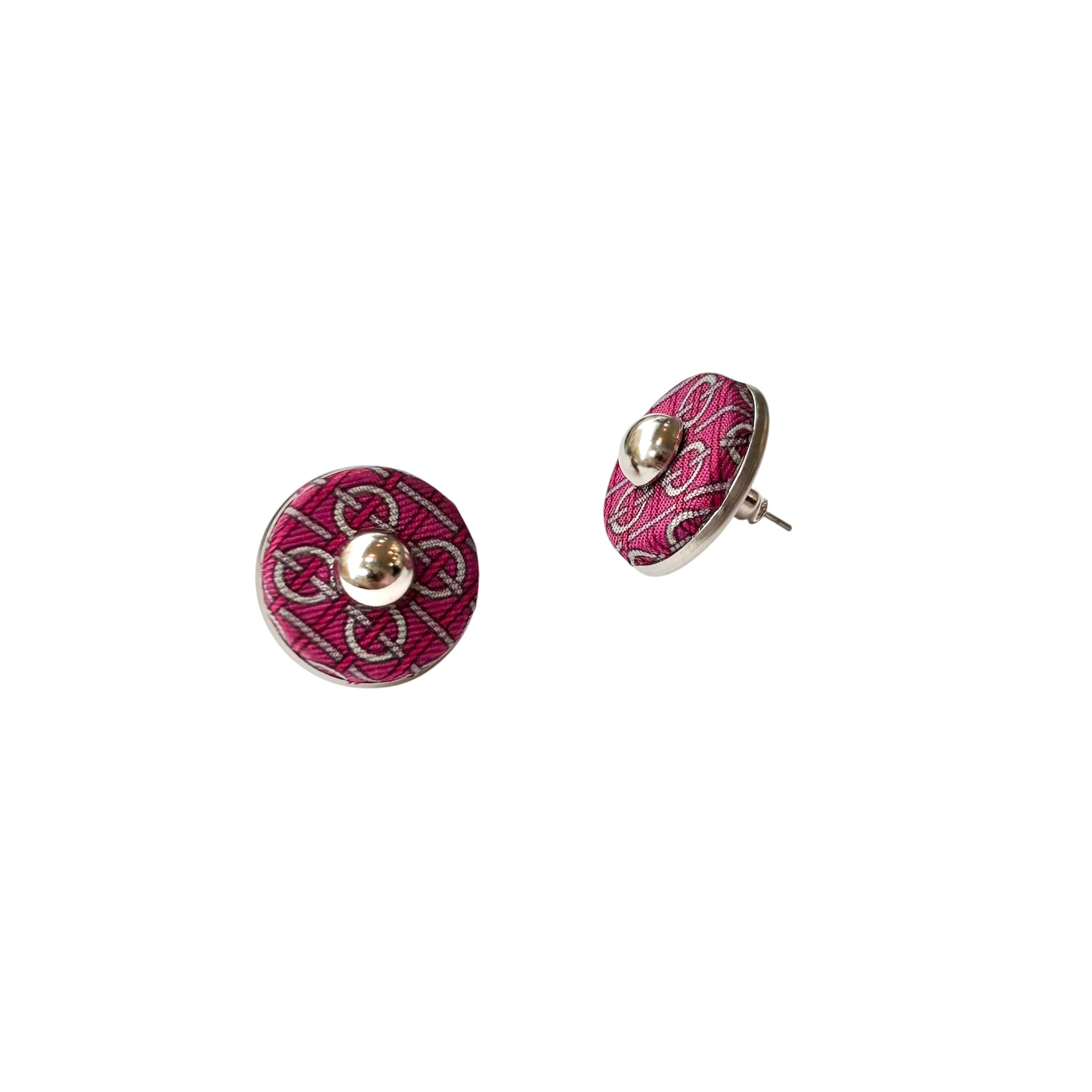 Ronde silk Palette earring no.2