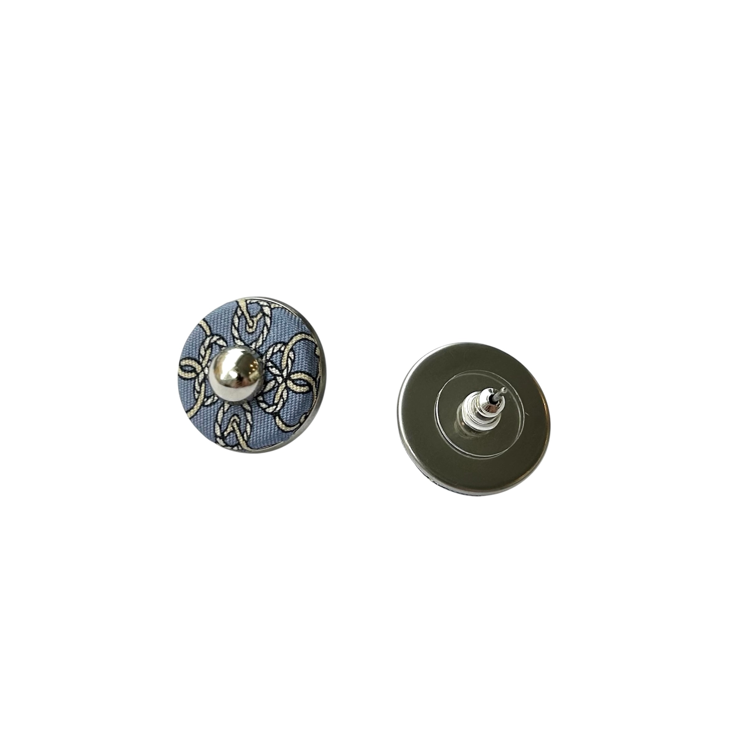 Ronde silk Palette earring no.1
