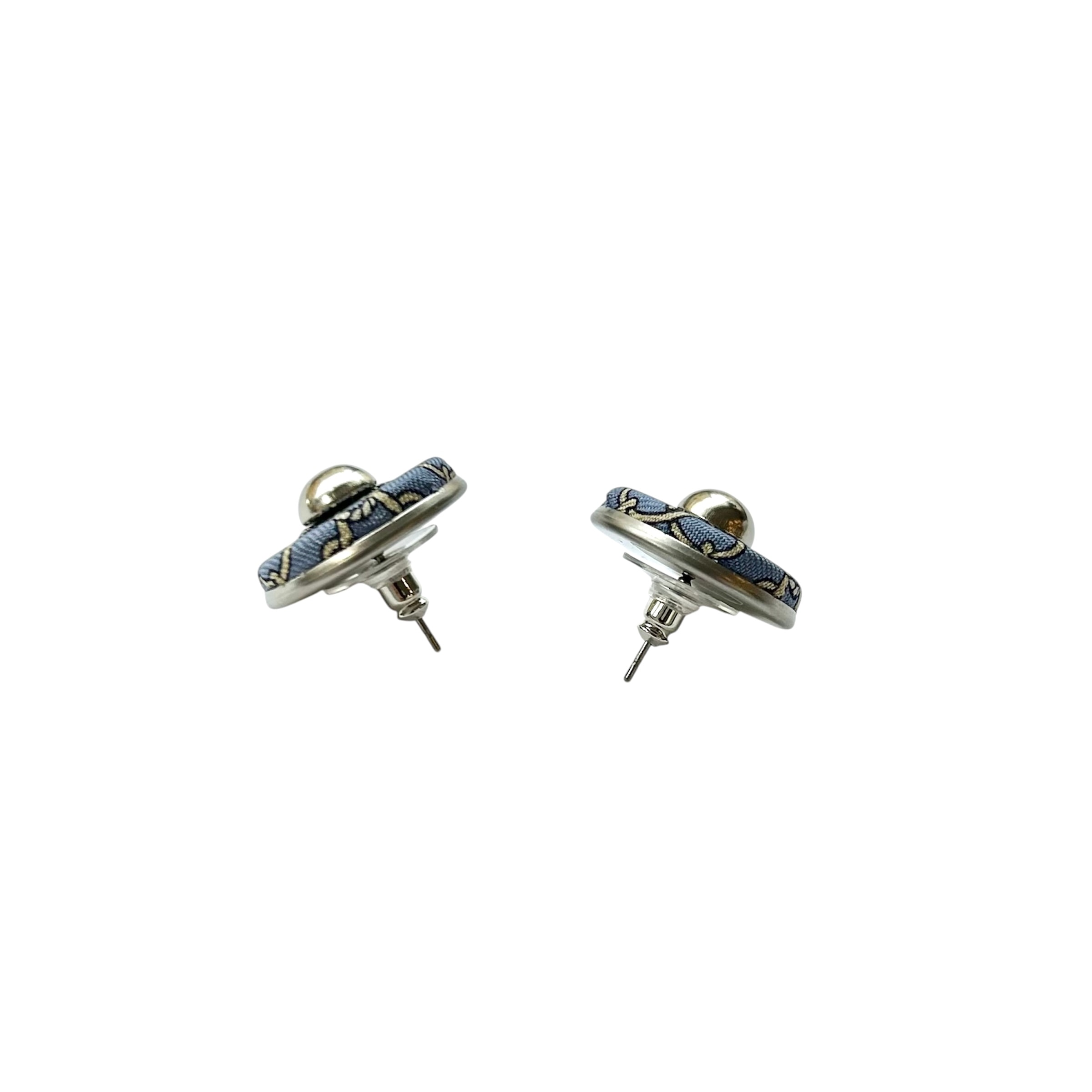 Ronde silk Palette earring no.1