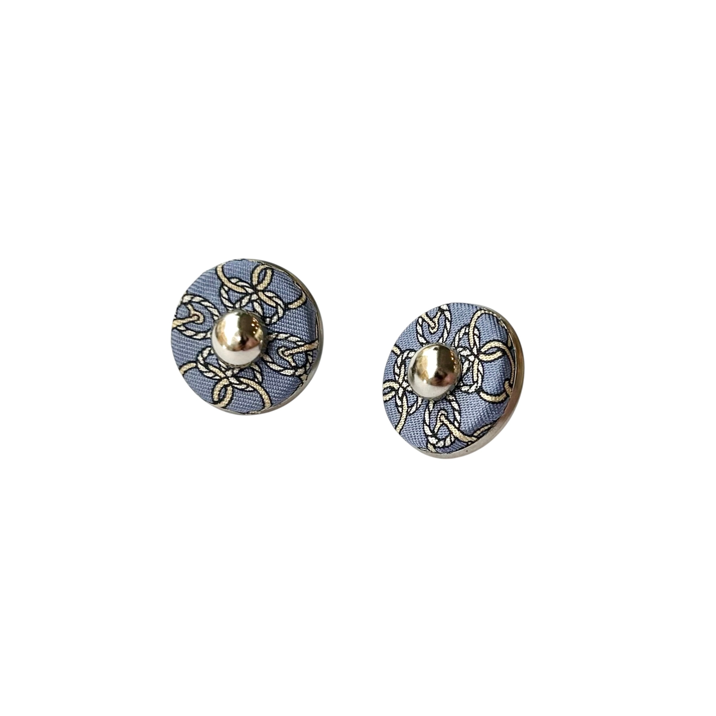 Ronde silk Palette earring no.1