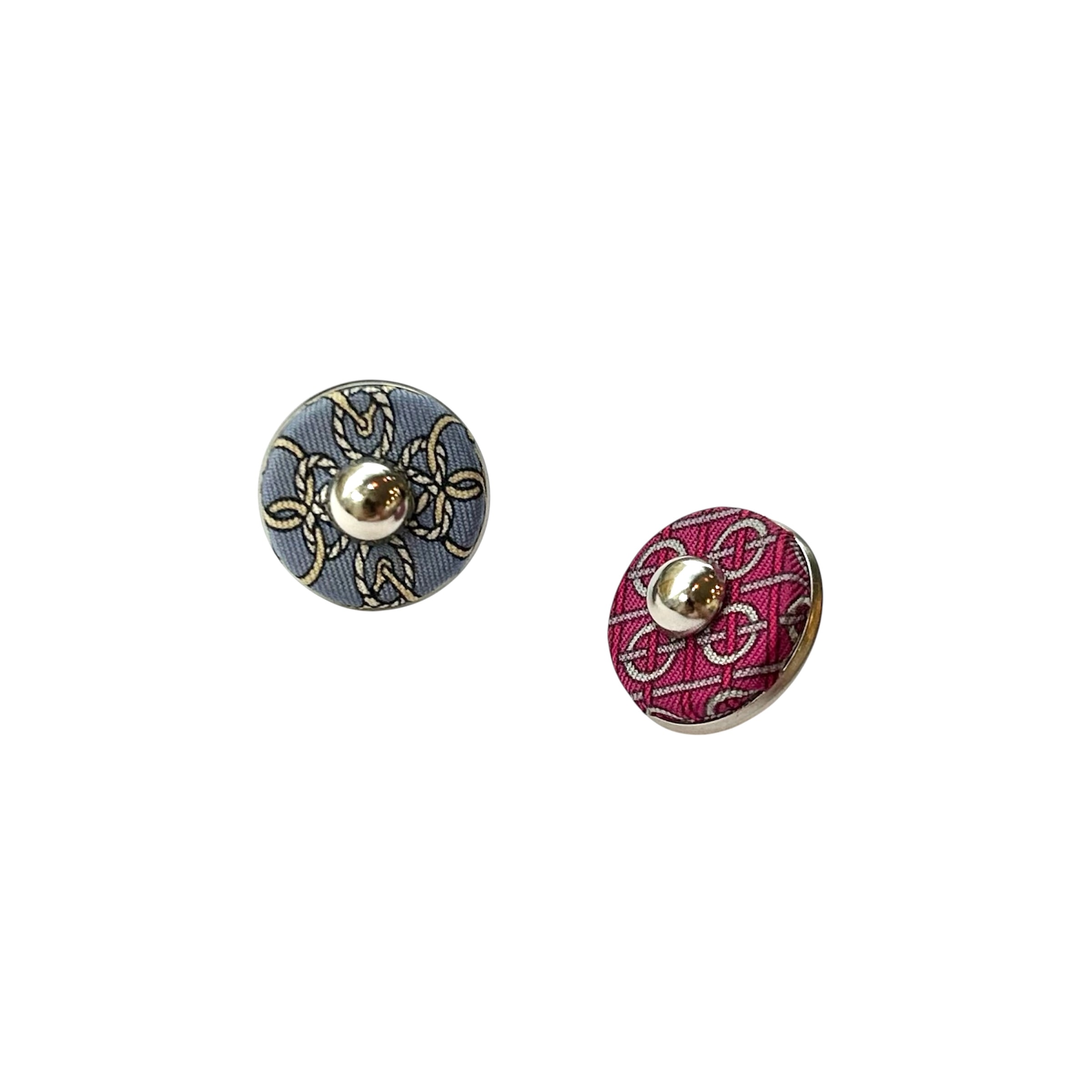 Ronde silk Palette earring no.1