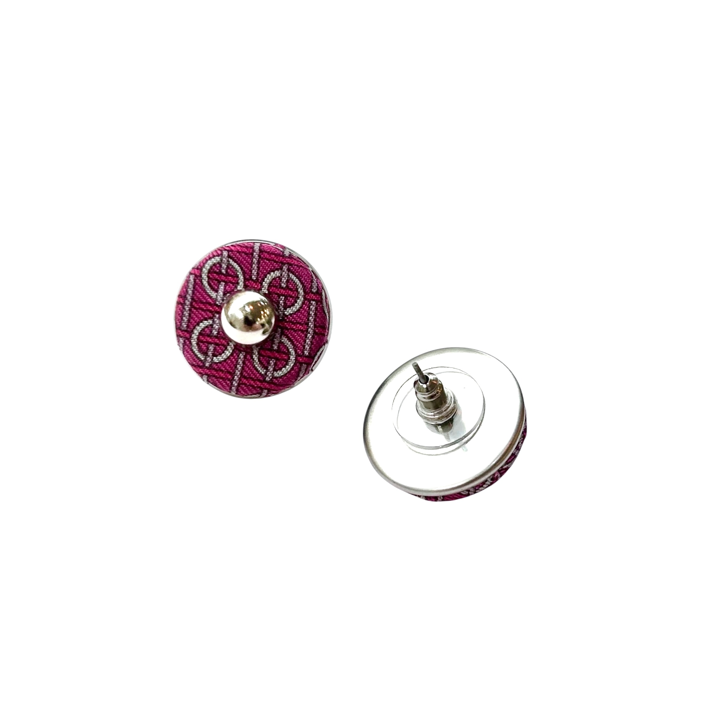 Ronde silk Palette earring no.2