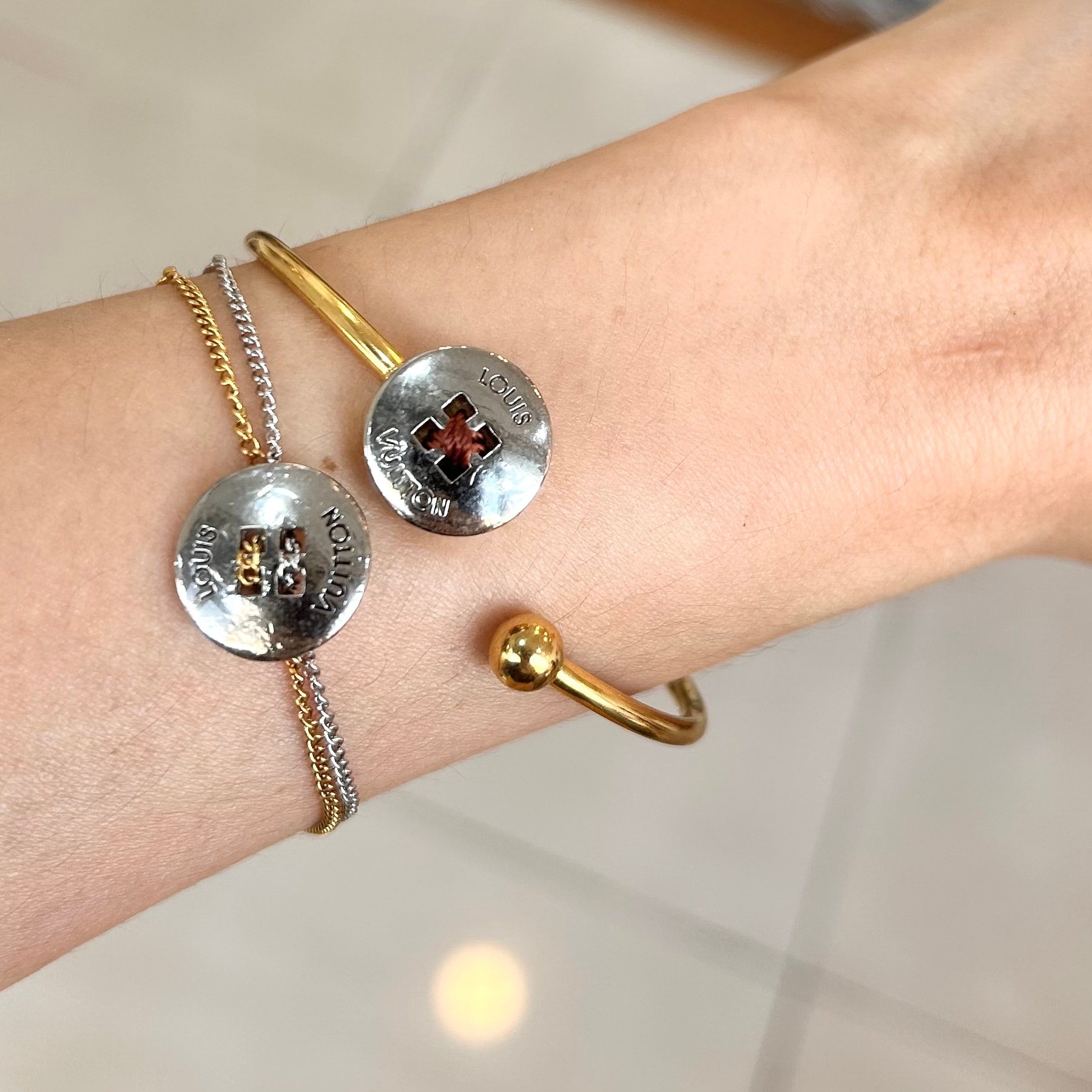 Bouton de Paris chain bracelet