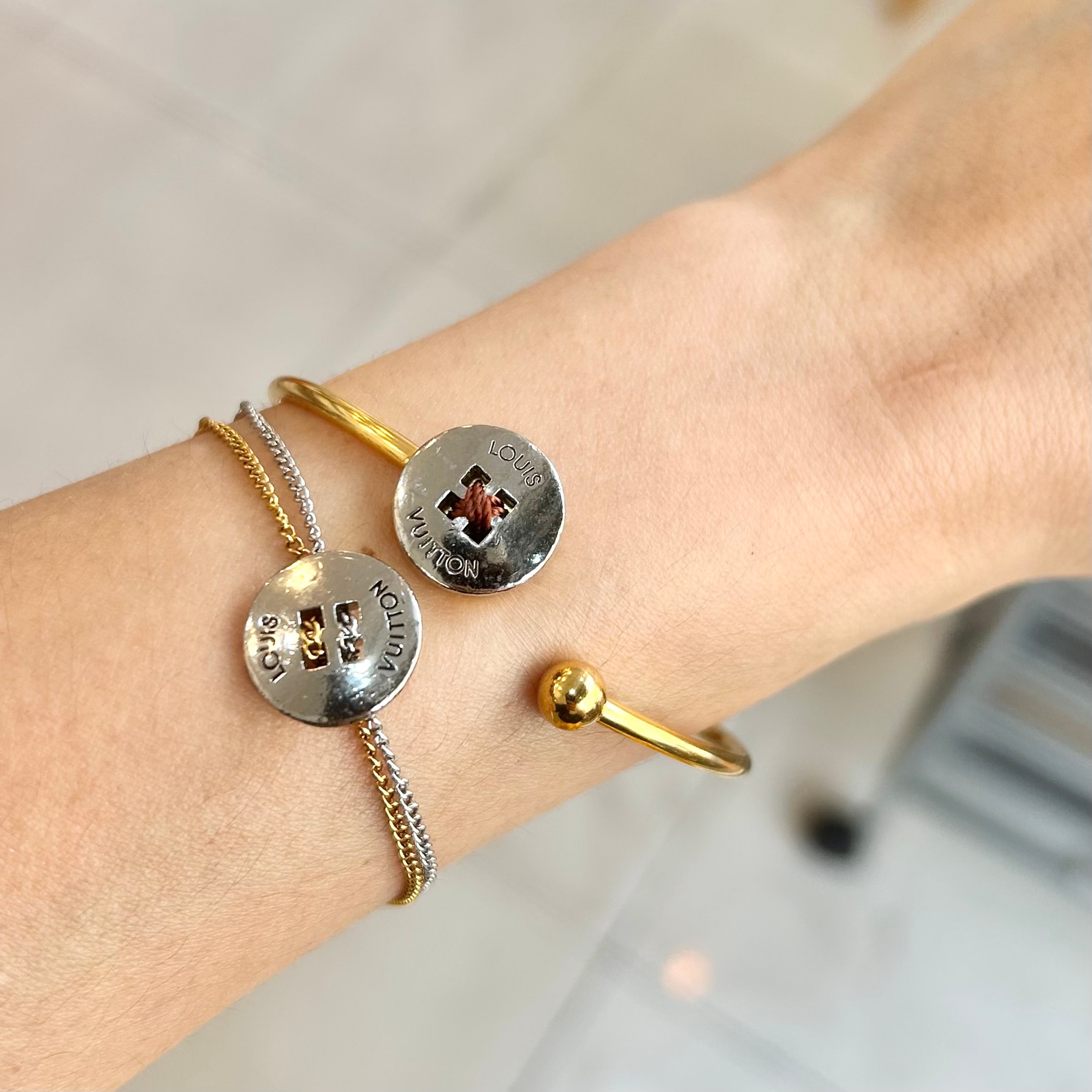 Bouton de Paris chain bracelet