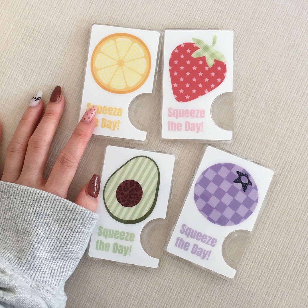 (4 colors) fruit card slot 🍓
