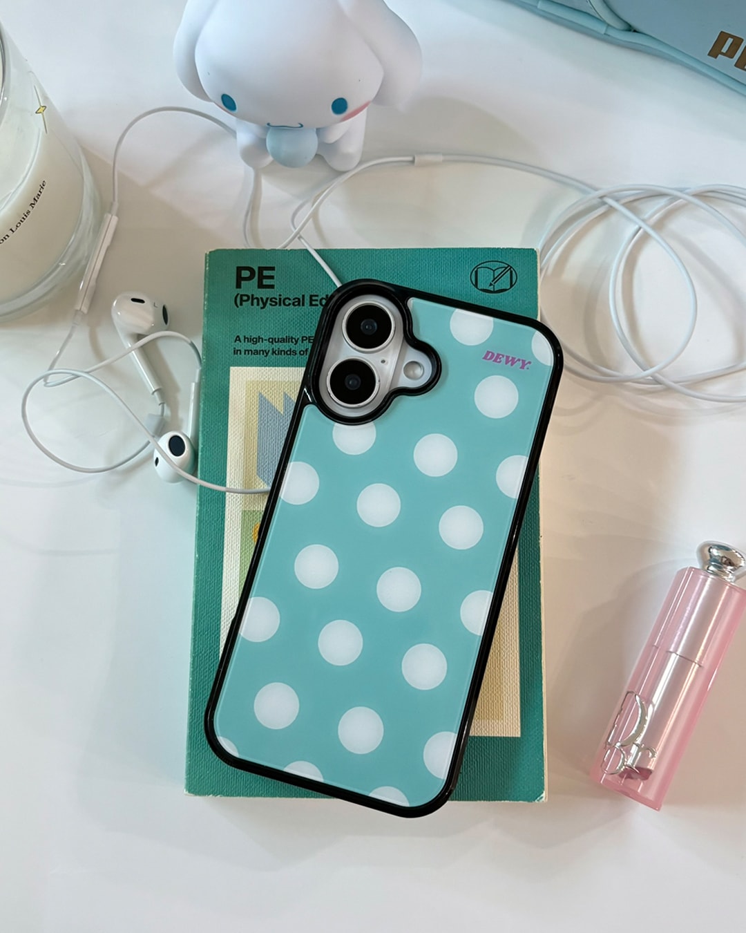 mint polka dot 🍵 (플립, 폴드)
