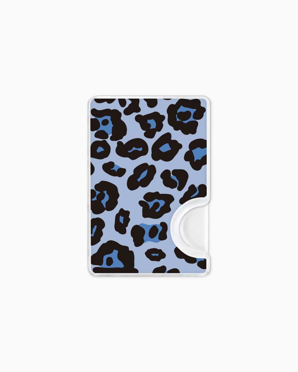 Aqua leopard card slot 🐆