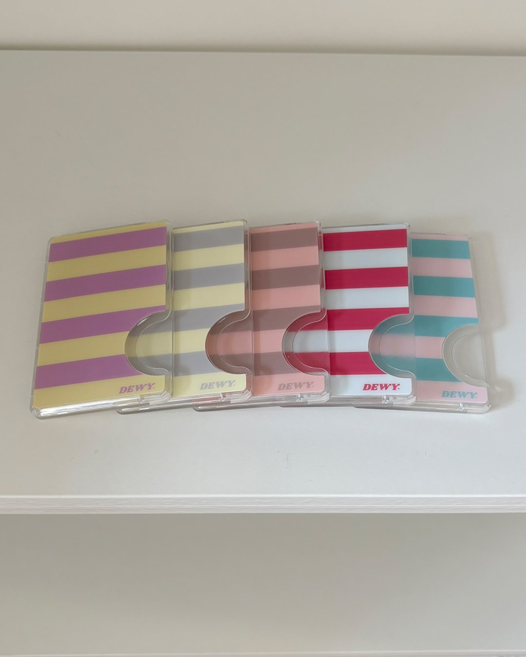 (10 colors) Stripe card slot