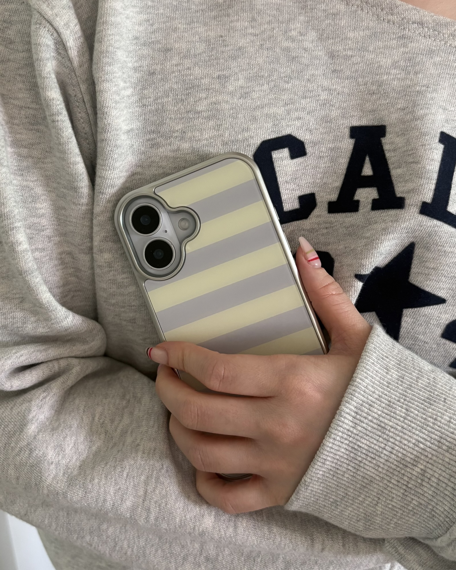 Lemon Gray Stripe