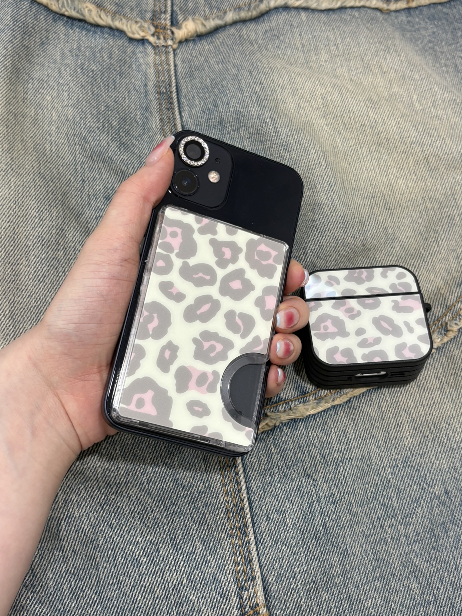 pink lemonade leopard card slot 🐆