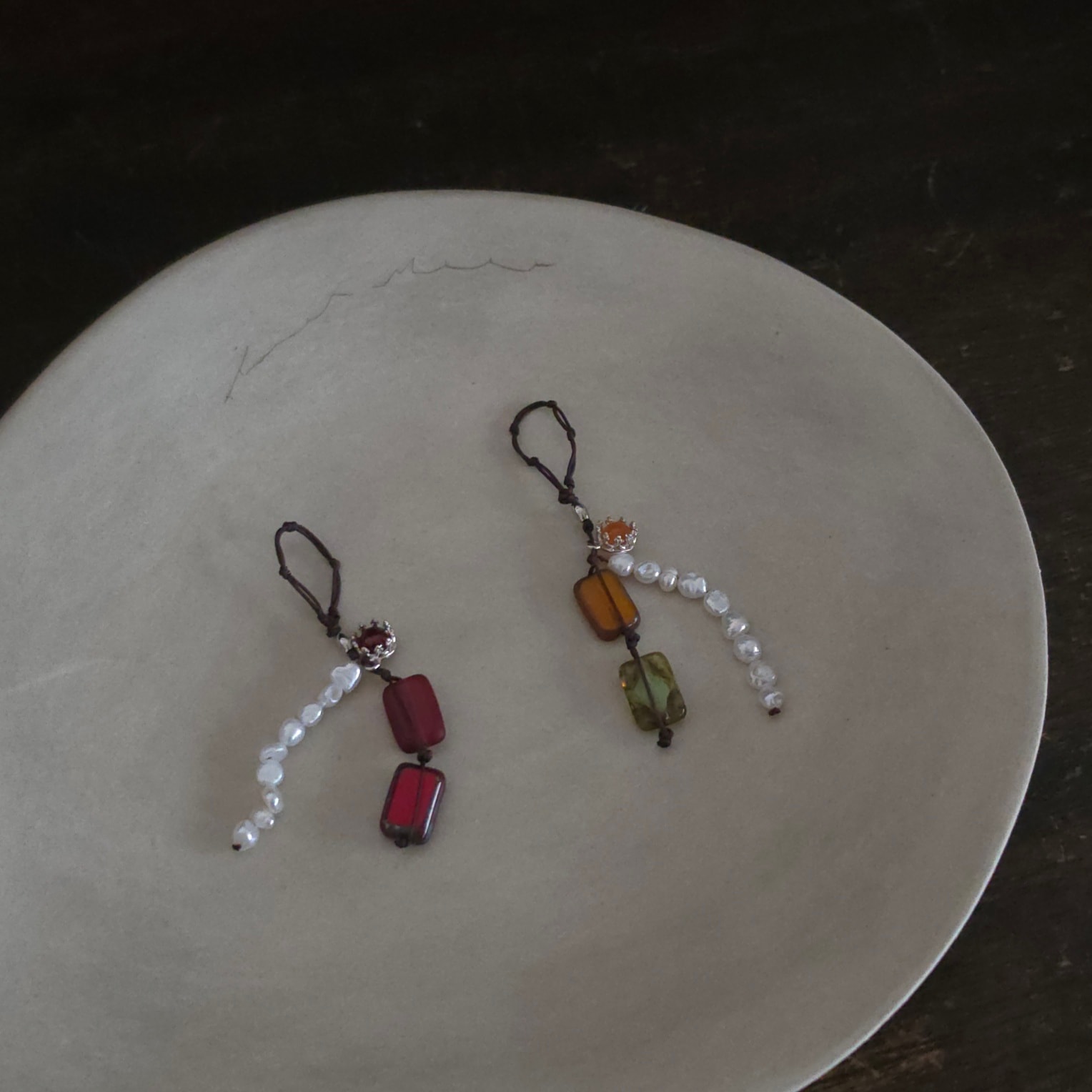 [VANASUTRA] Tea Charm - Autumn series : Garnet / Orange (Edition Doi)