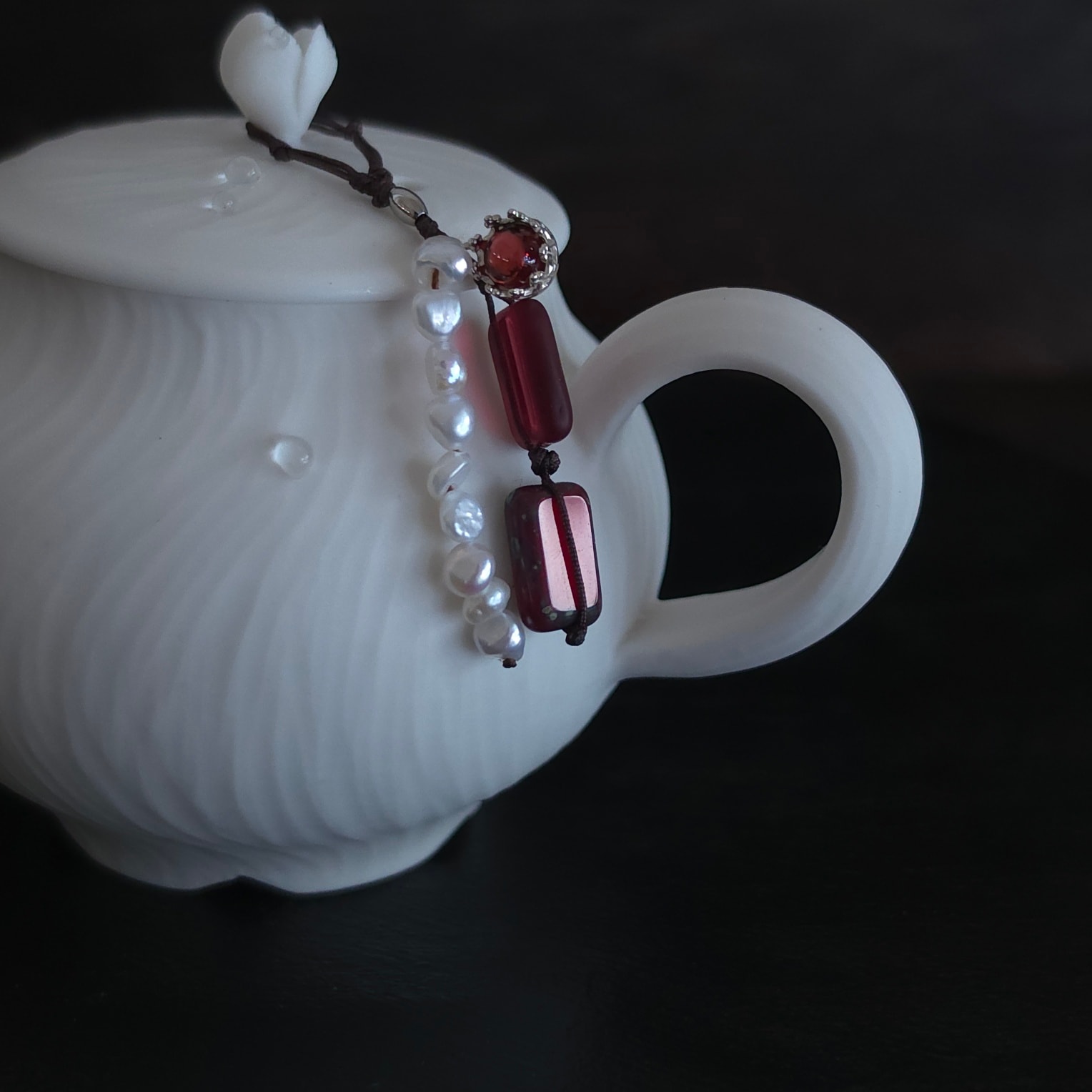[VANASUTRA] Tea Charm - Autumn series : Garnet / Orange (Edition Doi)