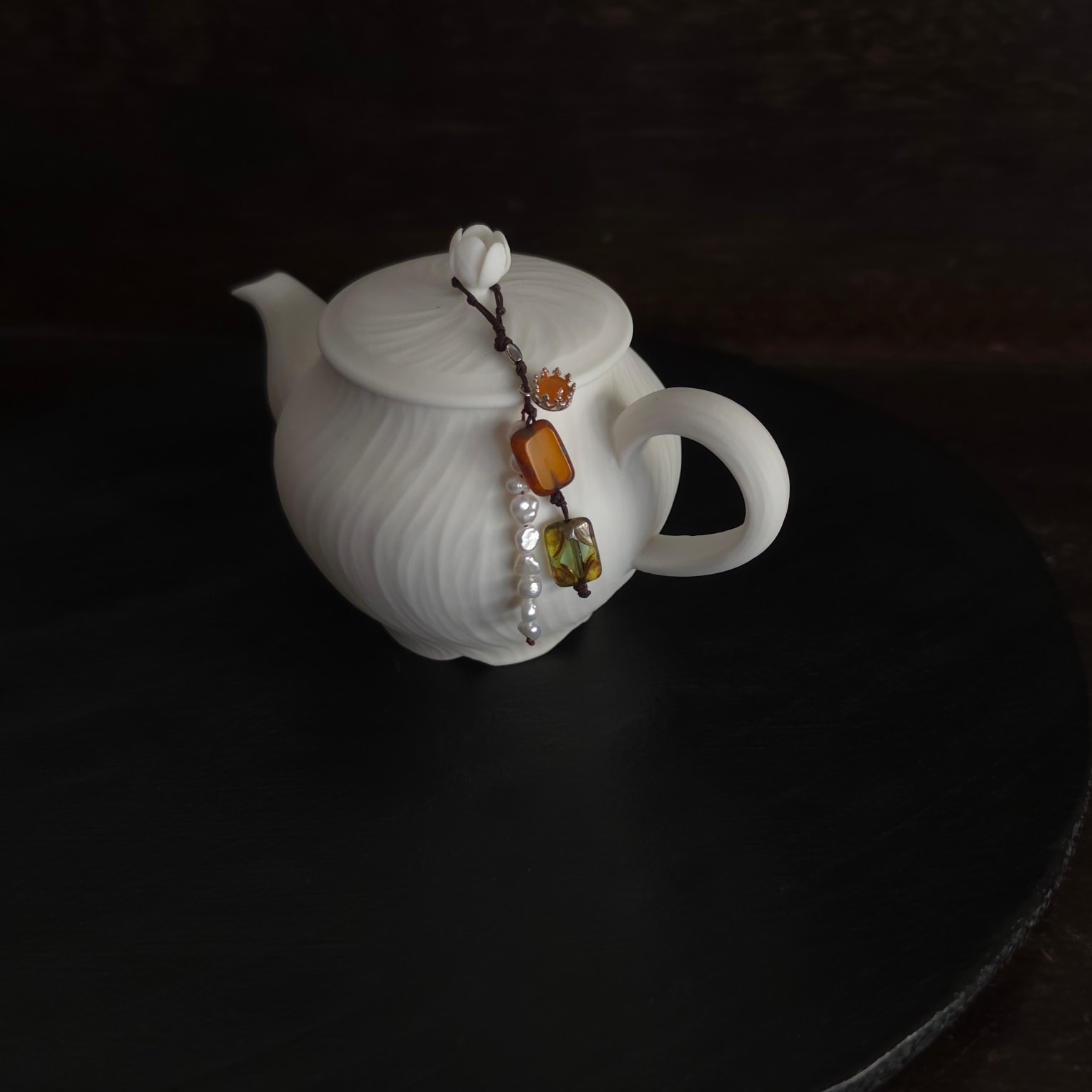 [VANASUTRA] Tea Charm - Autumn series : Garnet / Orange (Edition Doi)