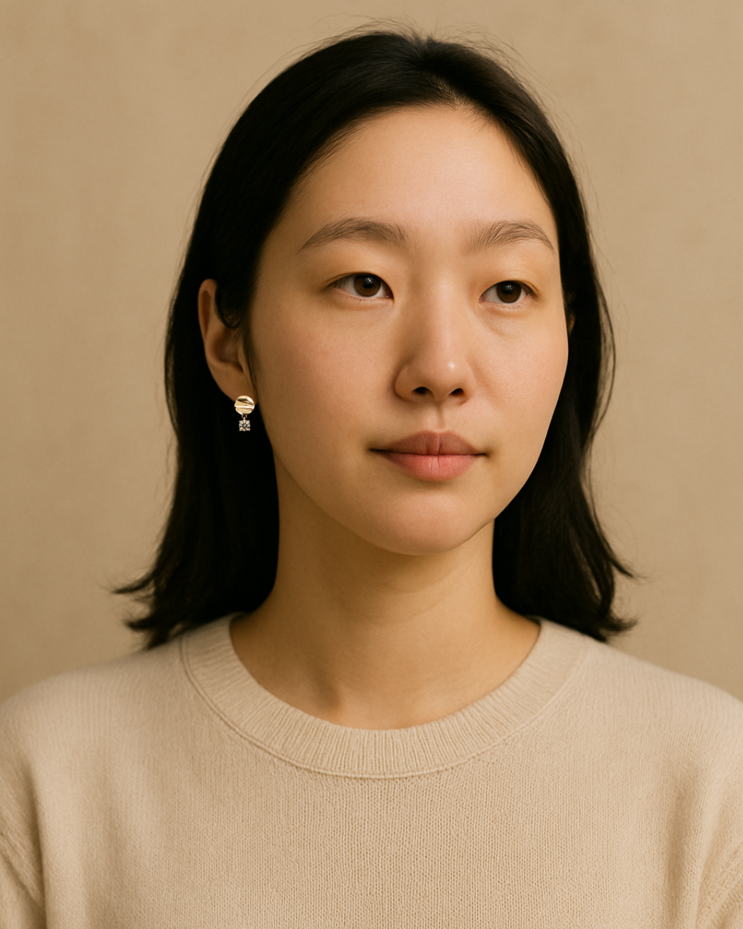 랩다이아몬드 3부 너울 이어링
