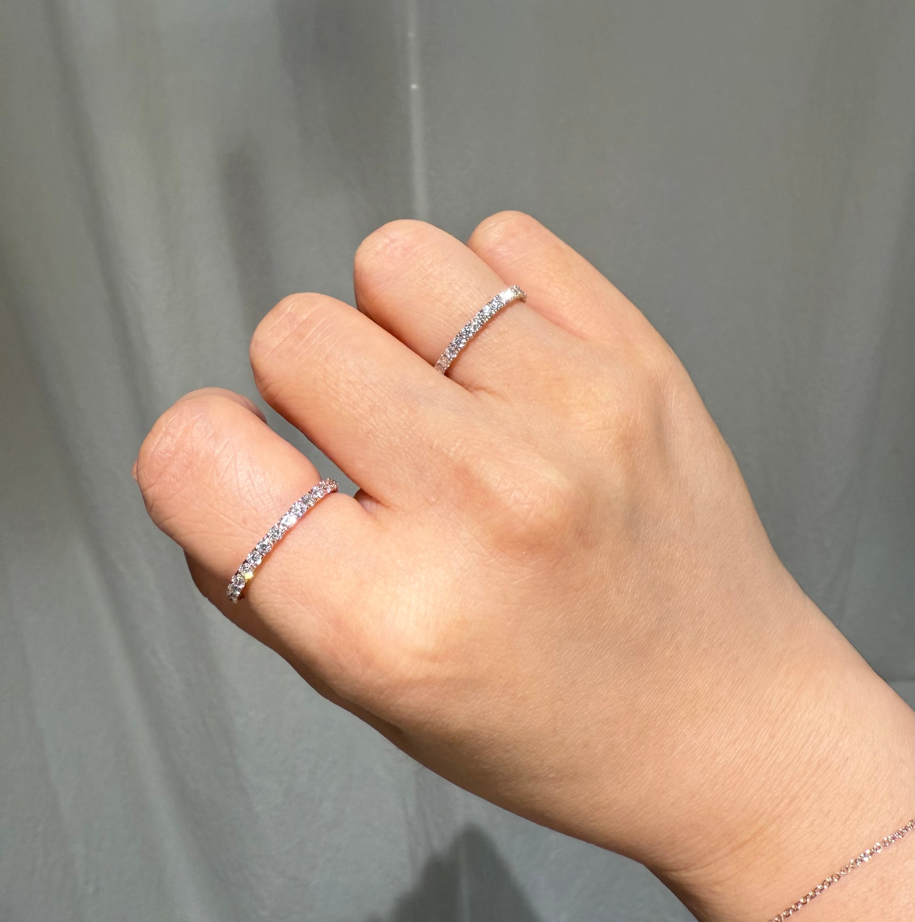 랩다이아몬드 이터너티링 2.0mm