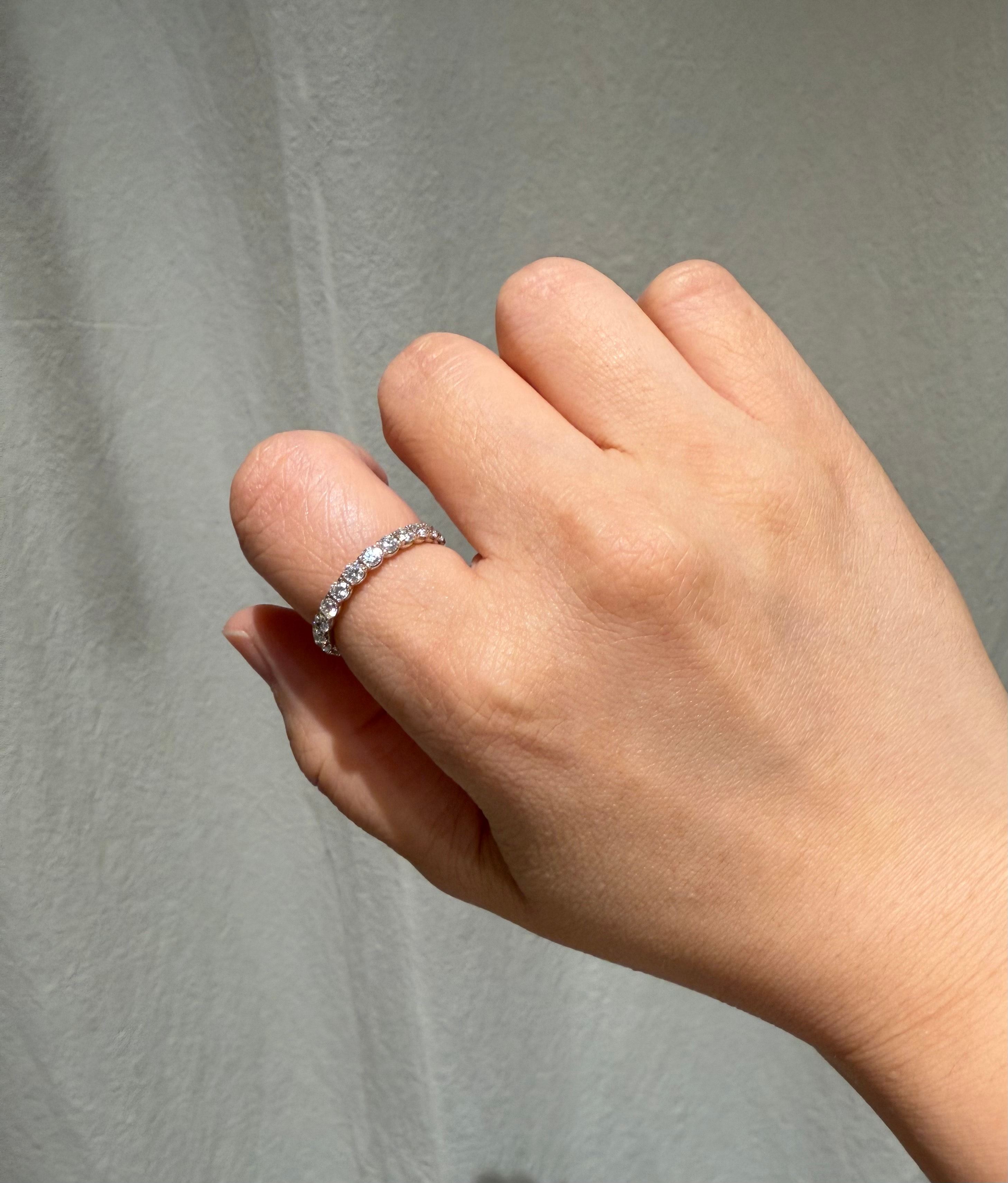 랩다이아몬드 이터너티링 2.5 mm