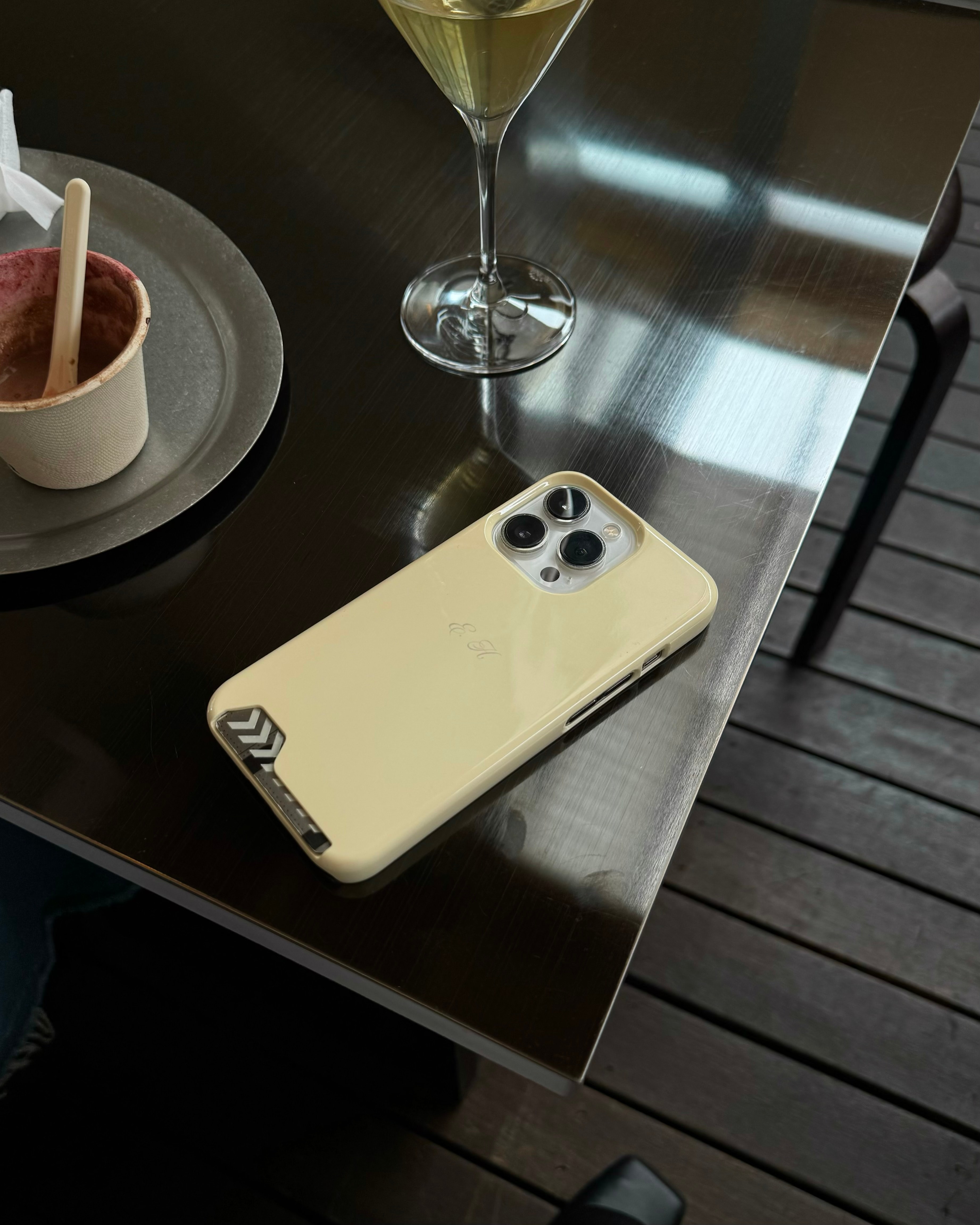 Butter initial custom case - hard/card hard(주문제작)