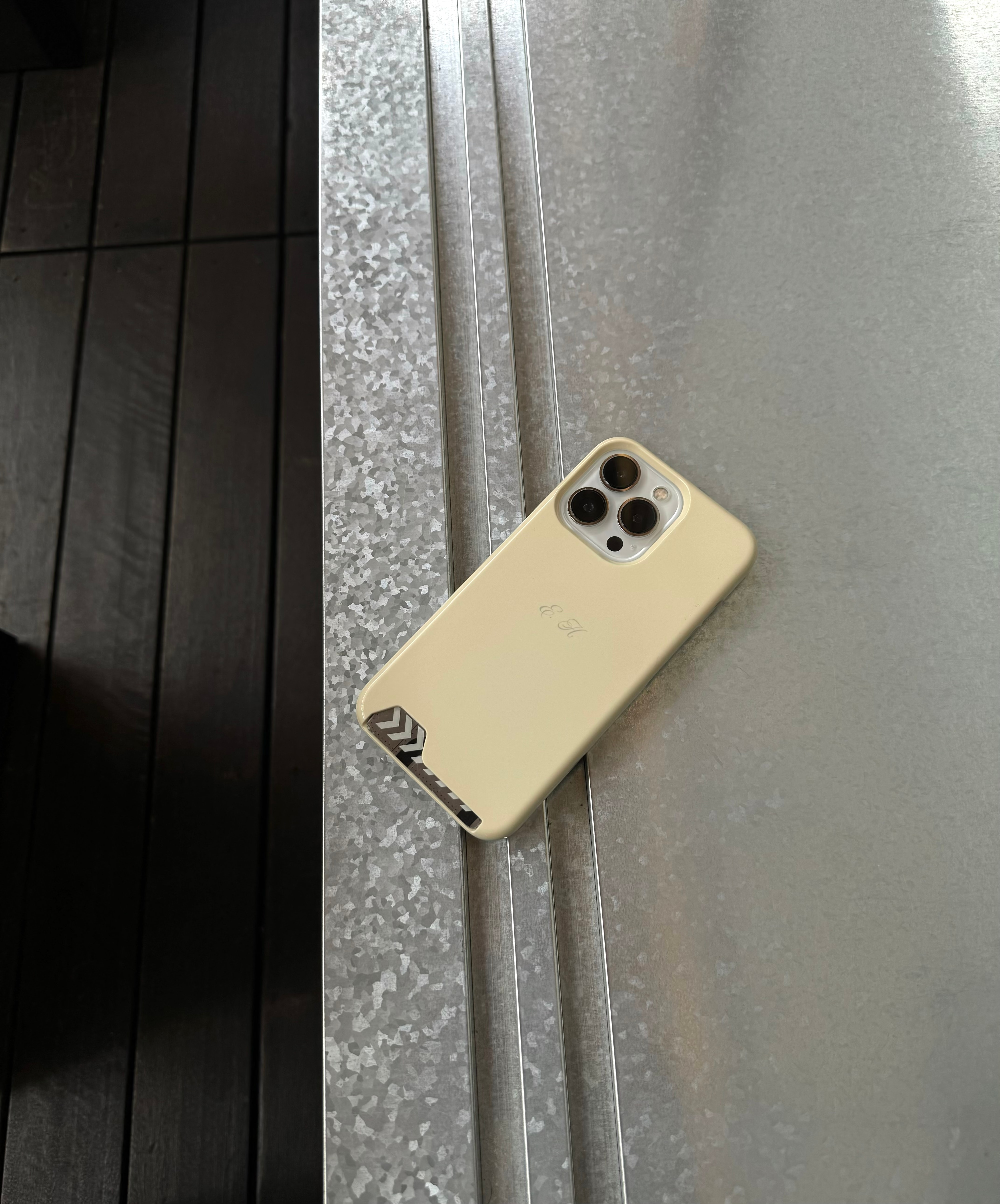 Butter initial custom case - hard/card hard(주문제작)
