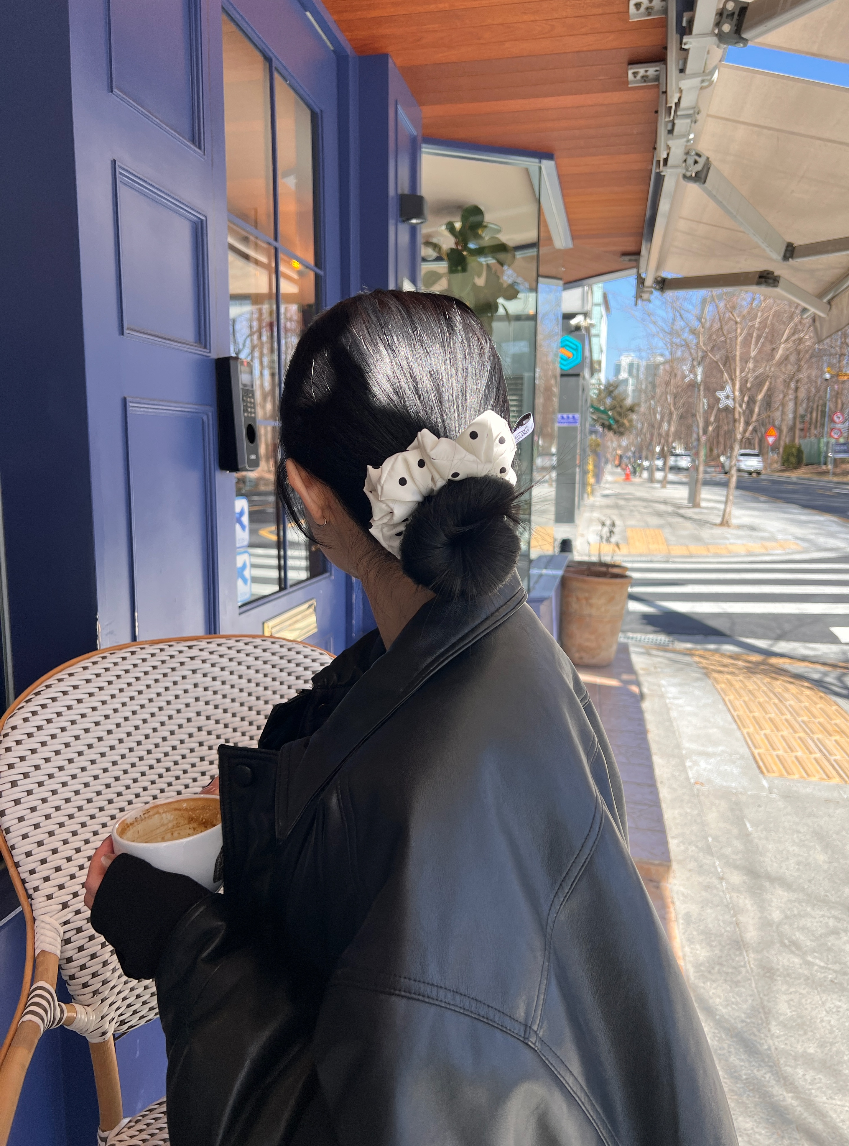 dot scrunchie (2color)