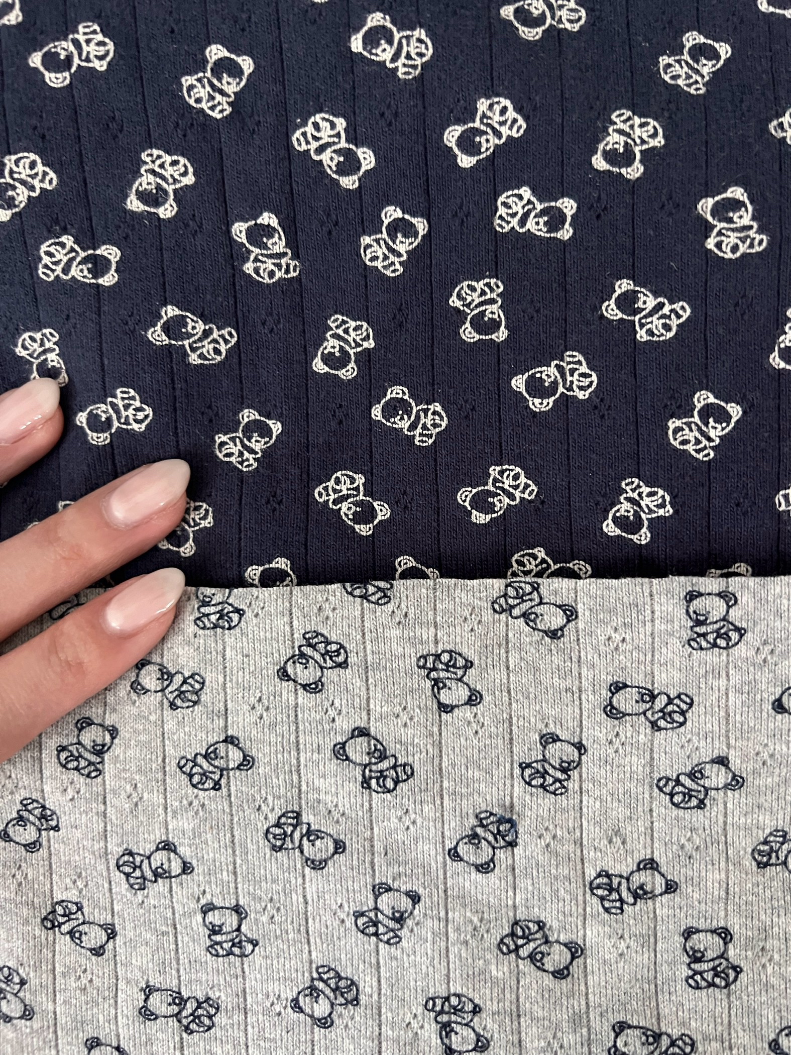 Bear cotton scrunchie (2color)