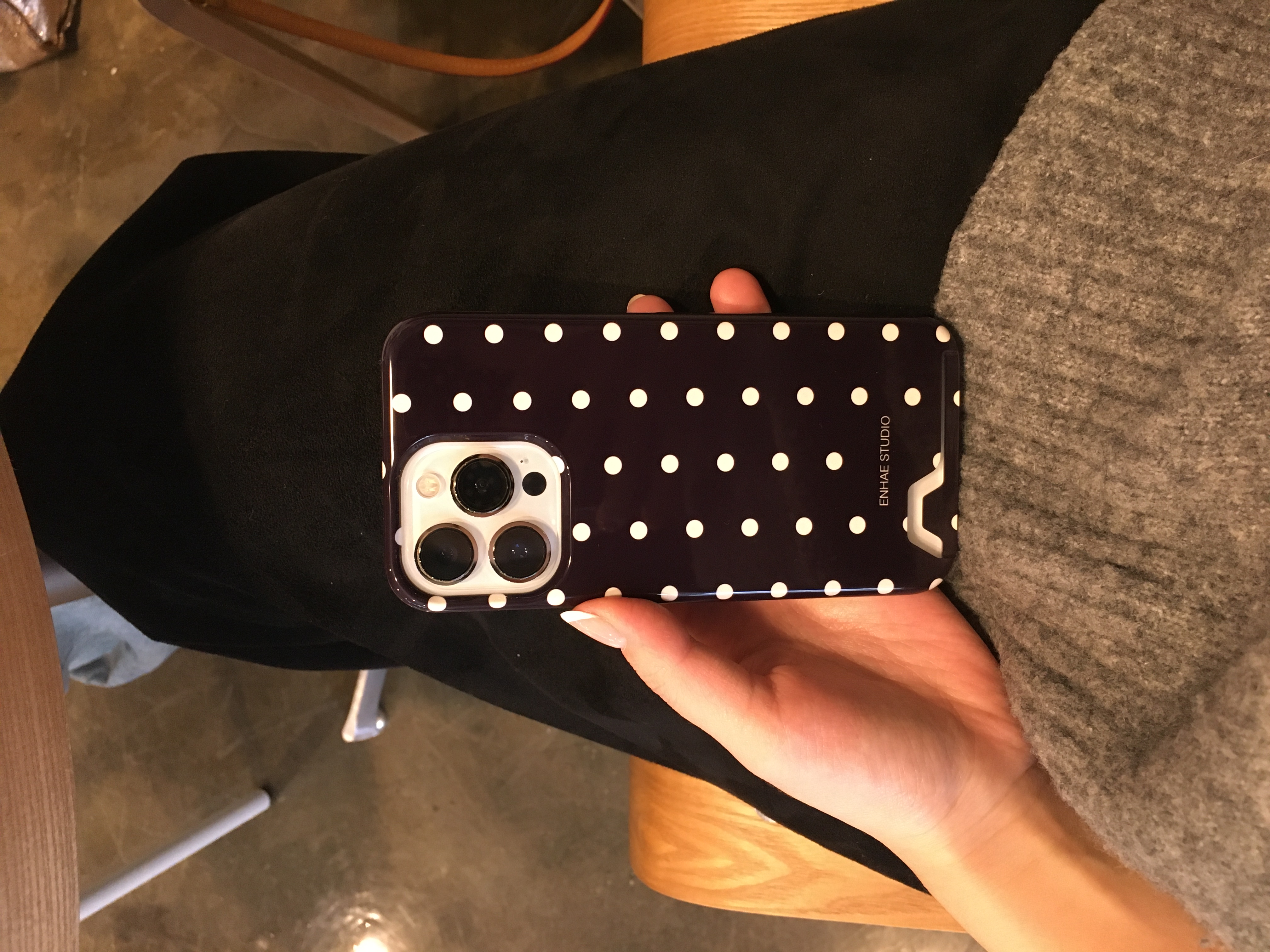 Polka dot case - hard/card hard(주문제작)