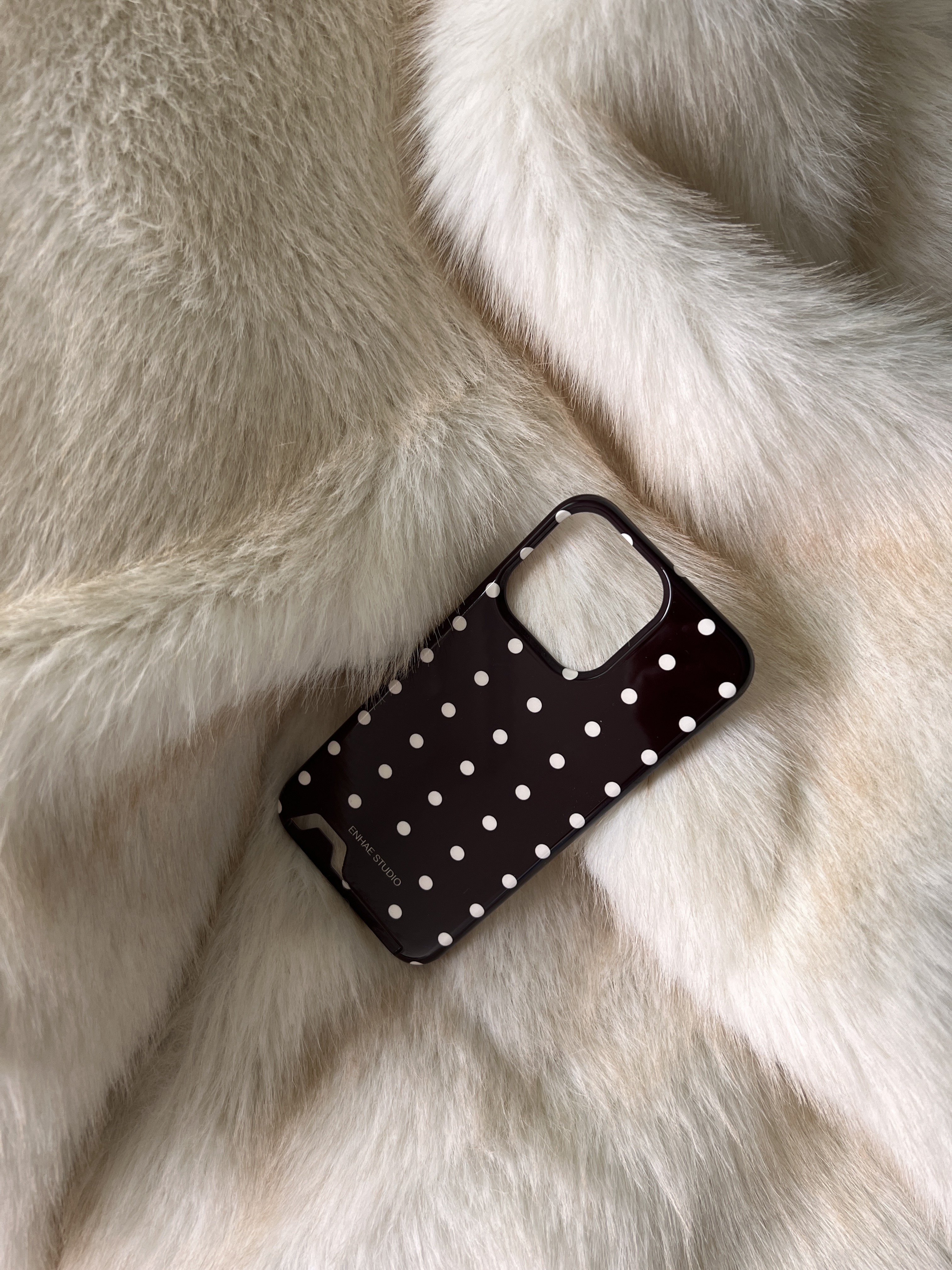 Polka dot case - hard/card hard(주문제작)