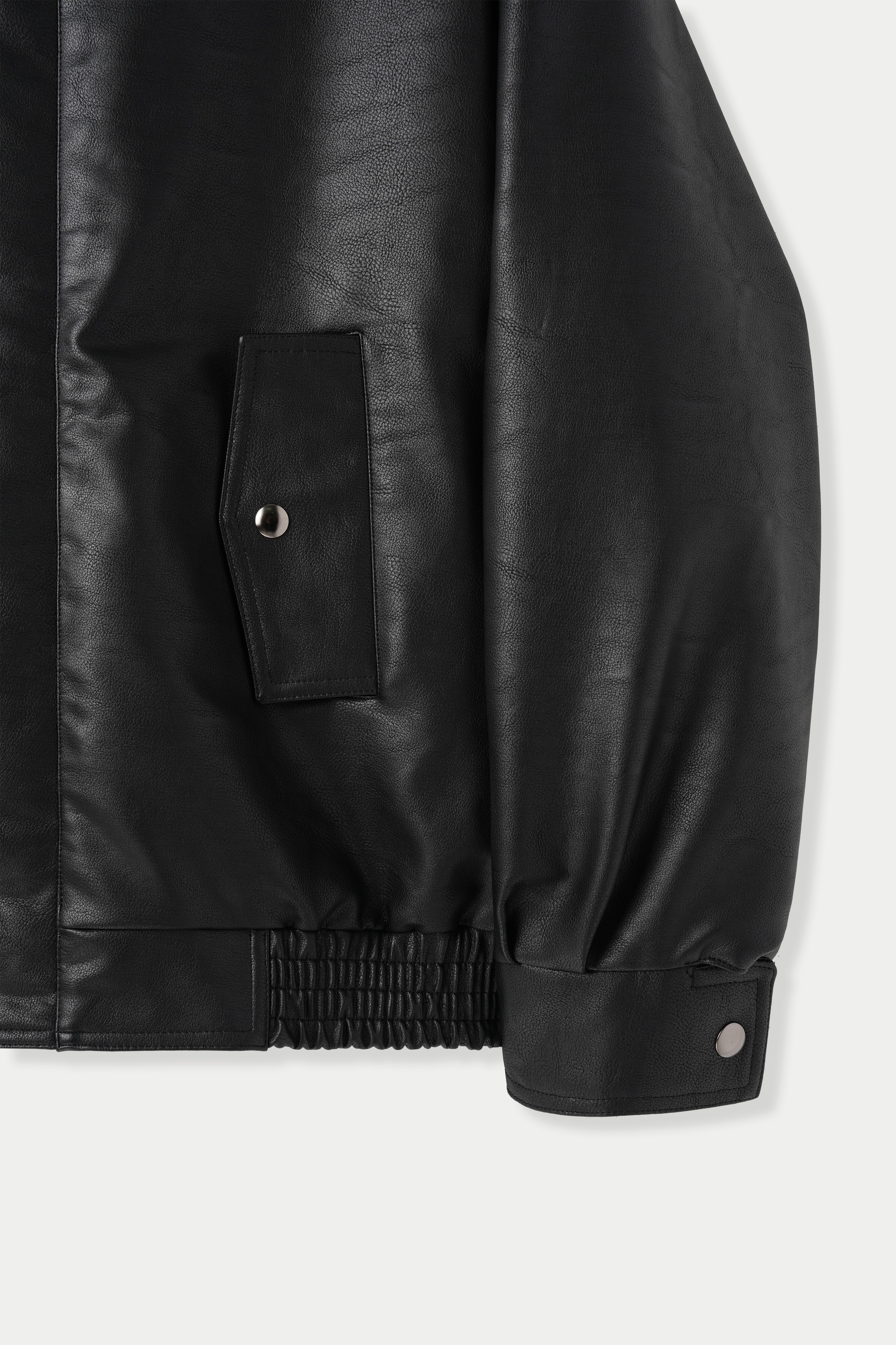 Leather Padded Jacket