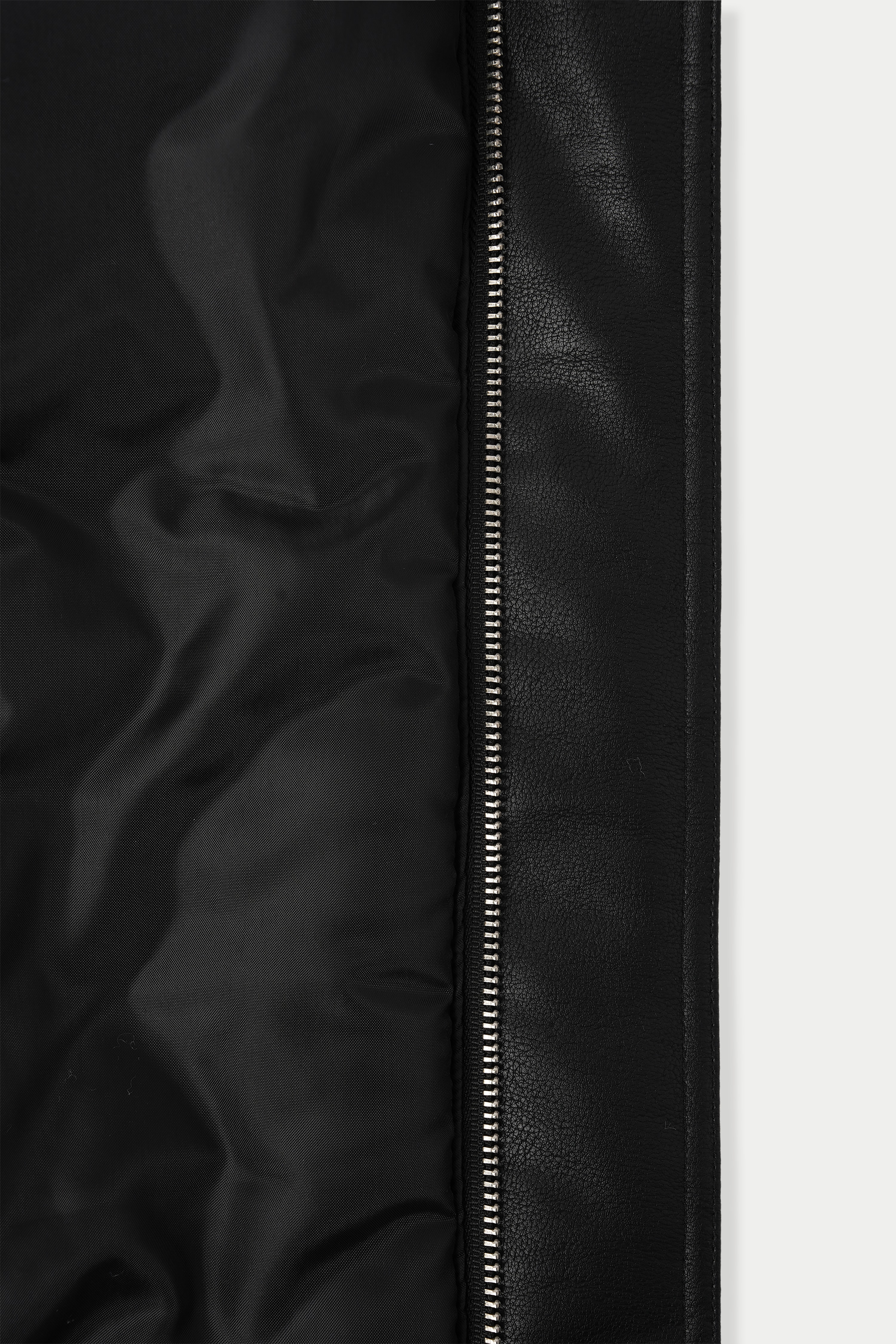 Leather Padded Jacket
