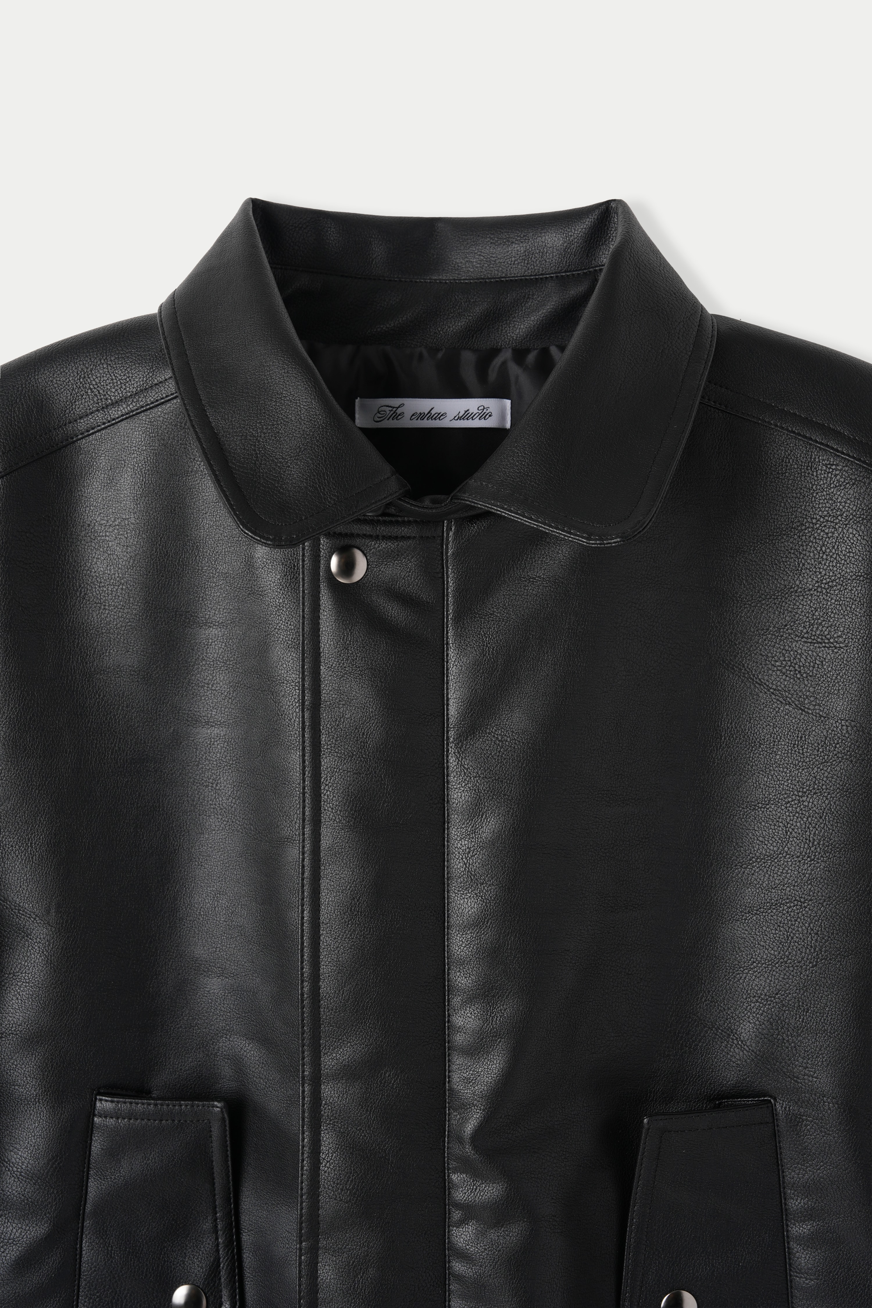 Leather Padded Jacket