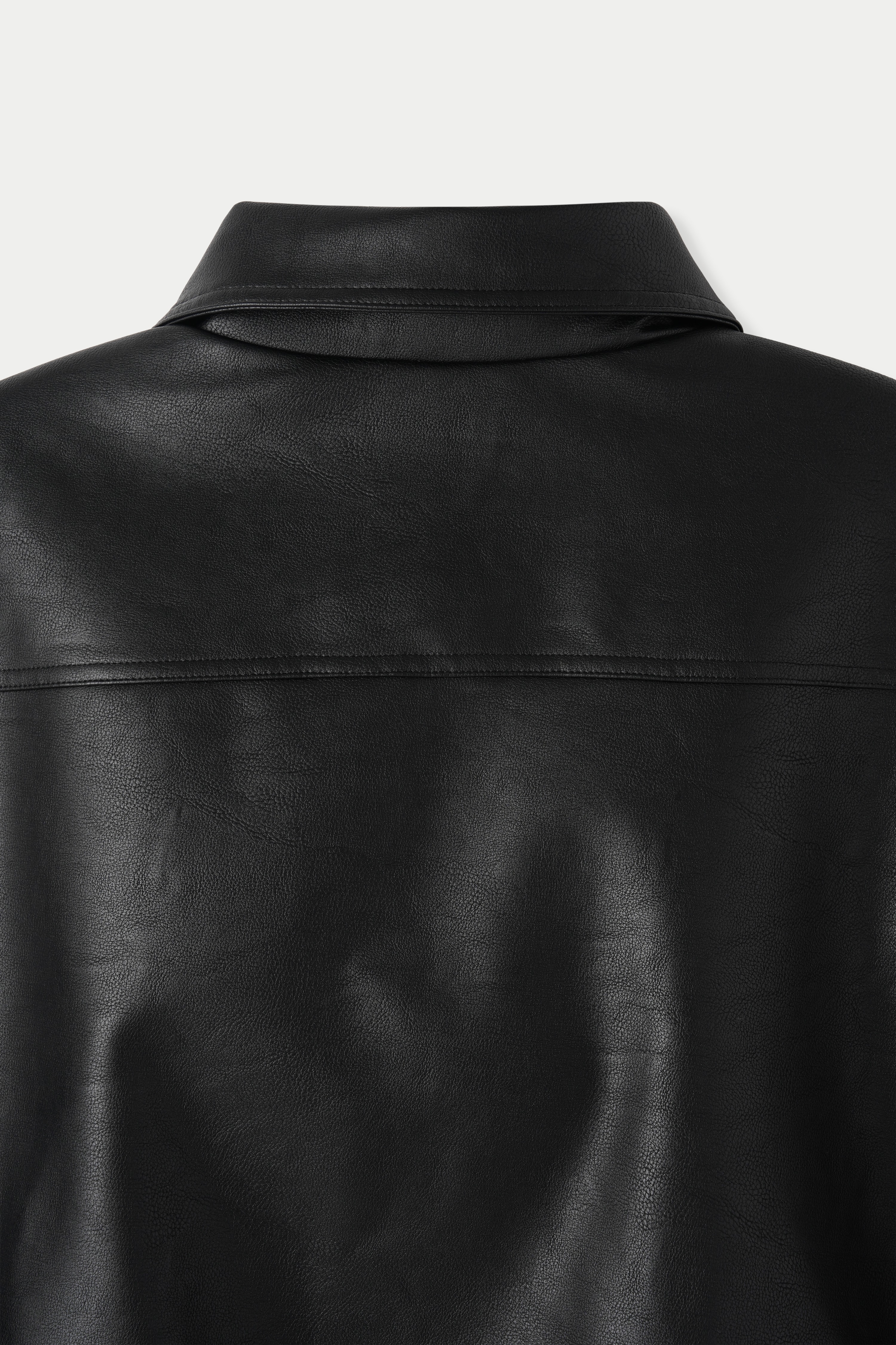 Leather Padded Jacket