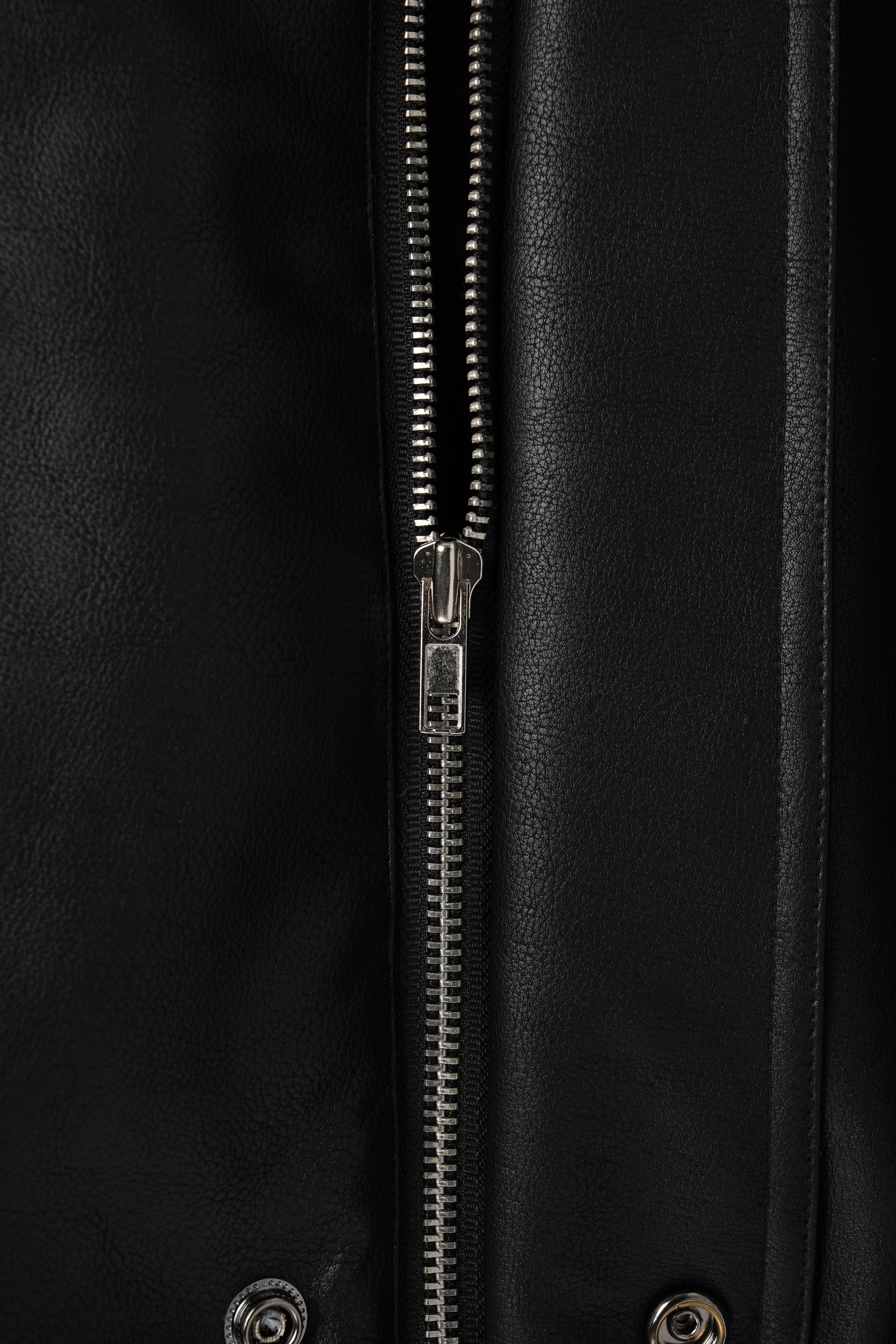 Leather Padded Jacket