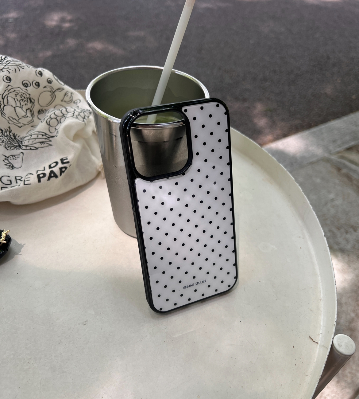 French dot case - hard/card hard/glass bumper (주문제작)
