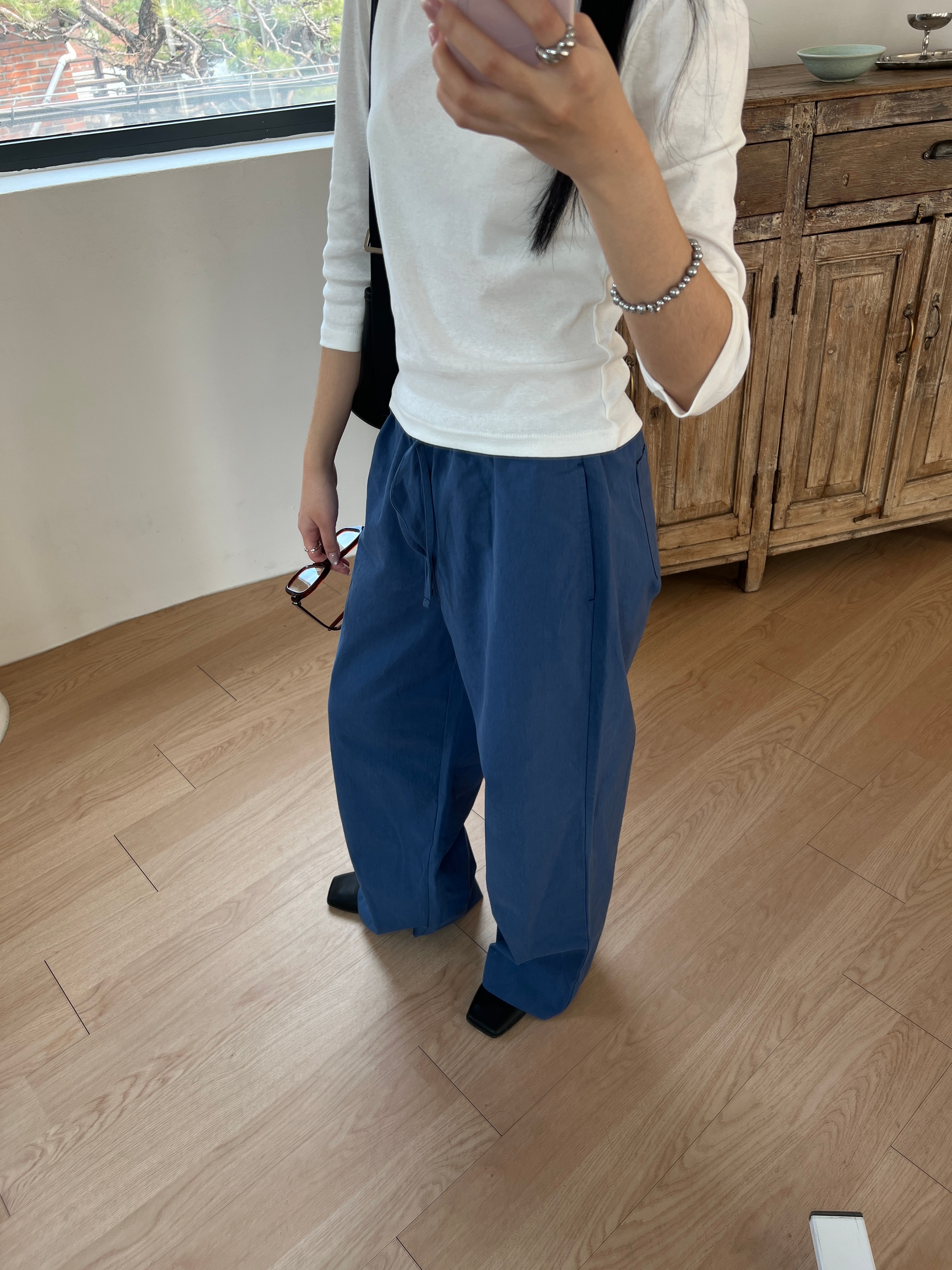 Sunday string pants (2color)