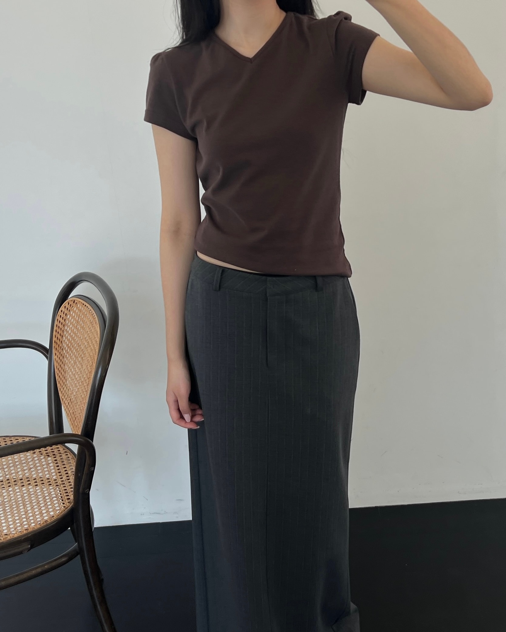 90s cap sleeve tee (3color)