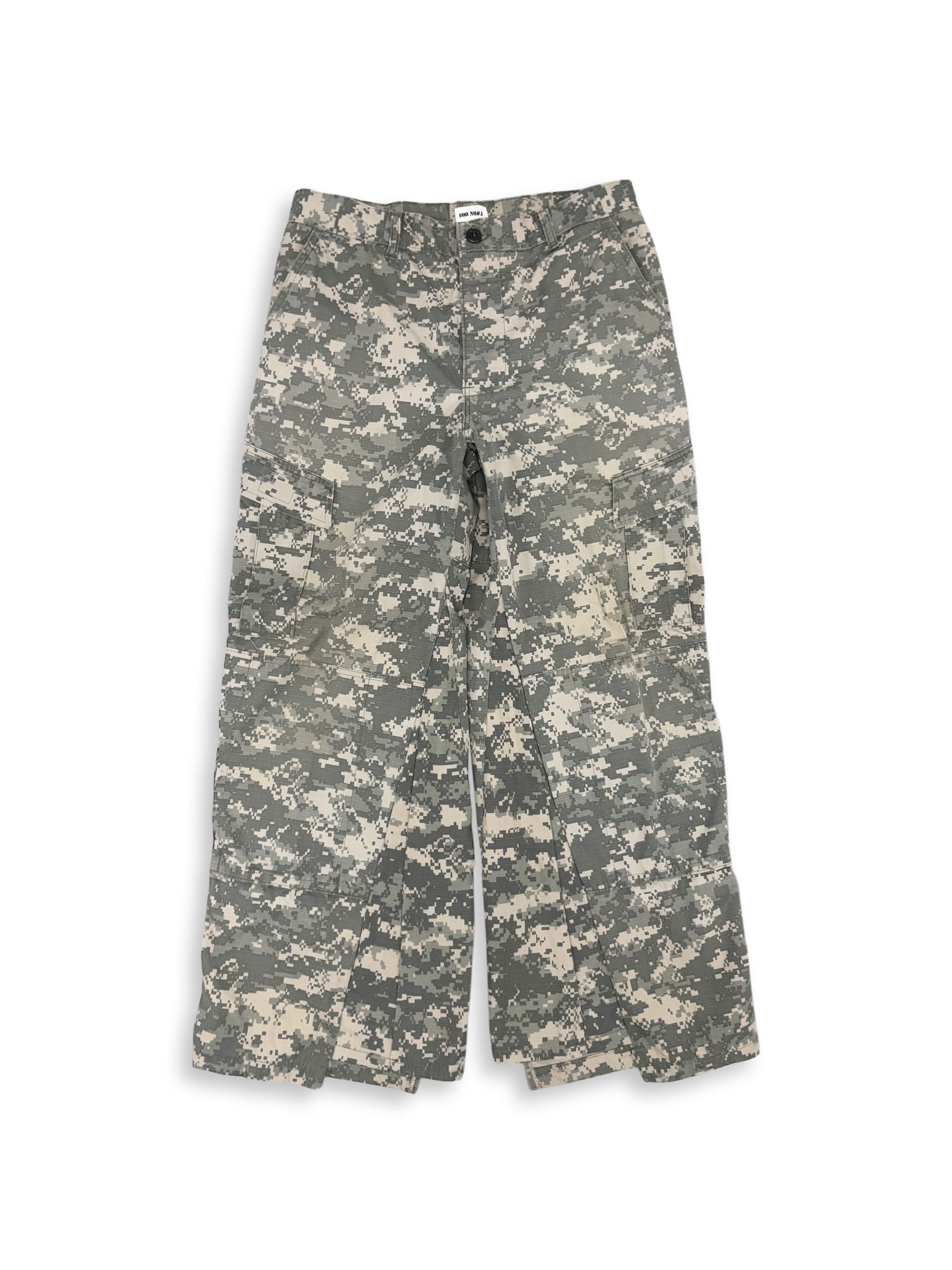 ACU Camo BDU Wide Flare Pants