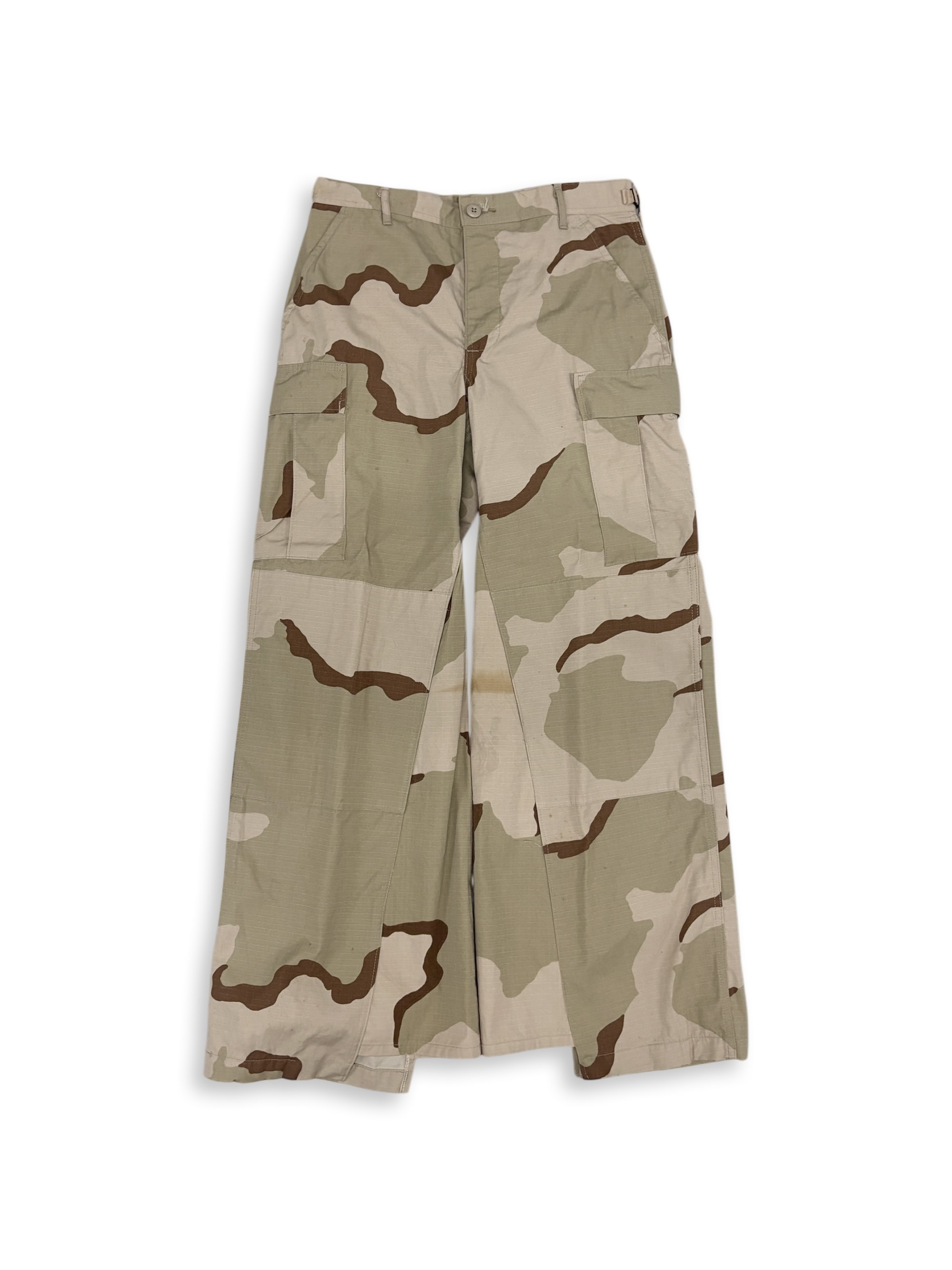 Desert Camo BDU Wide Flare Pants