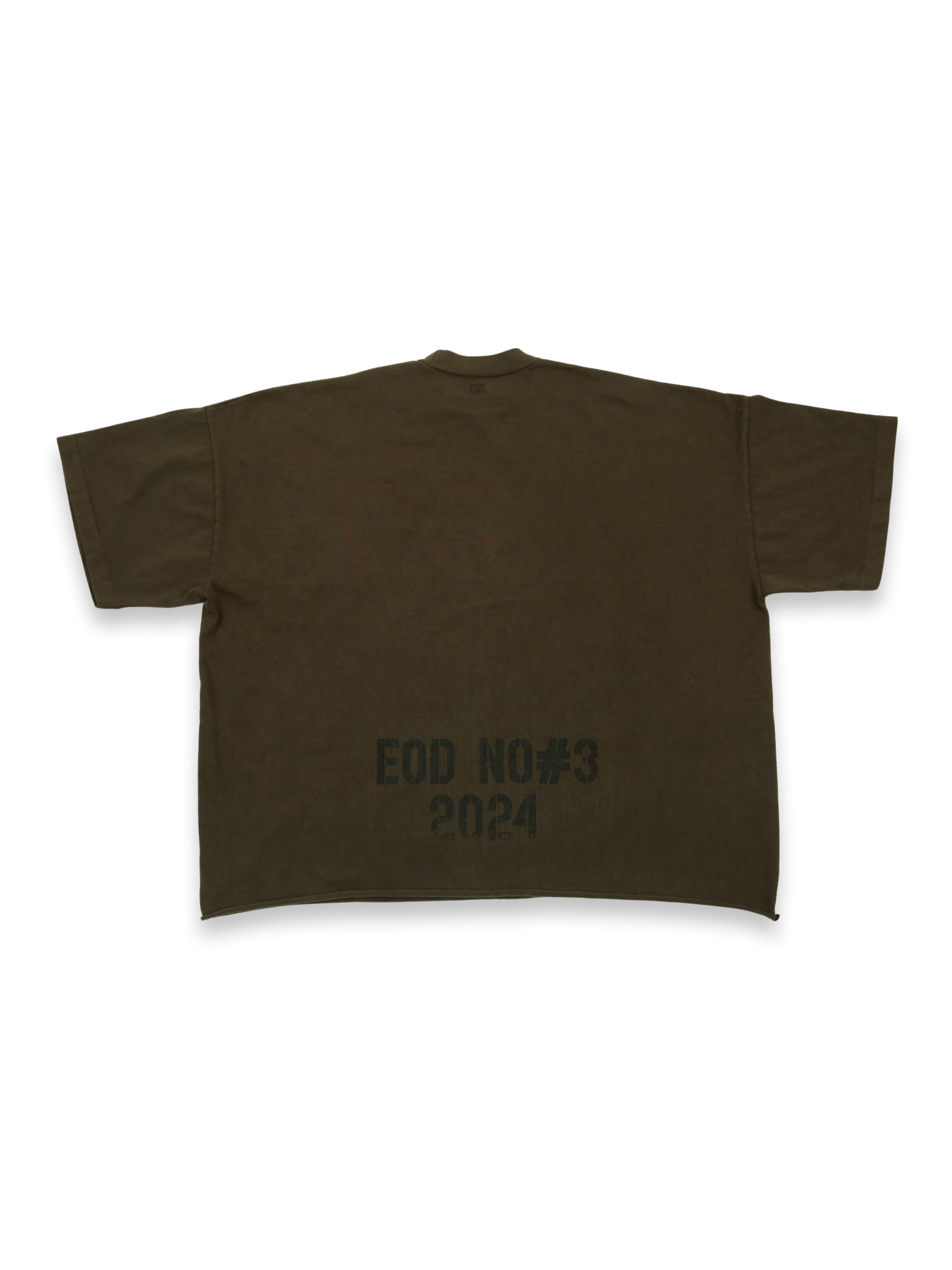 Oversized Heavy rib Tee (Military Green)