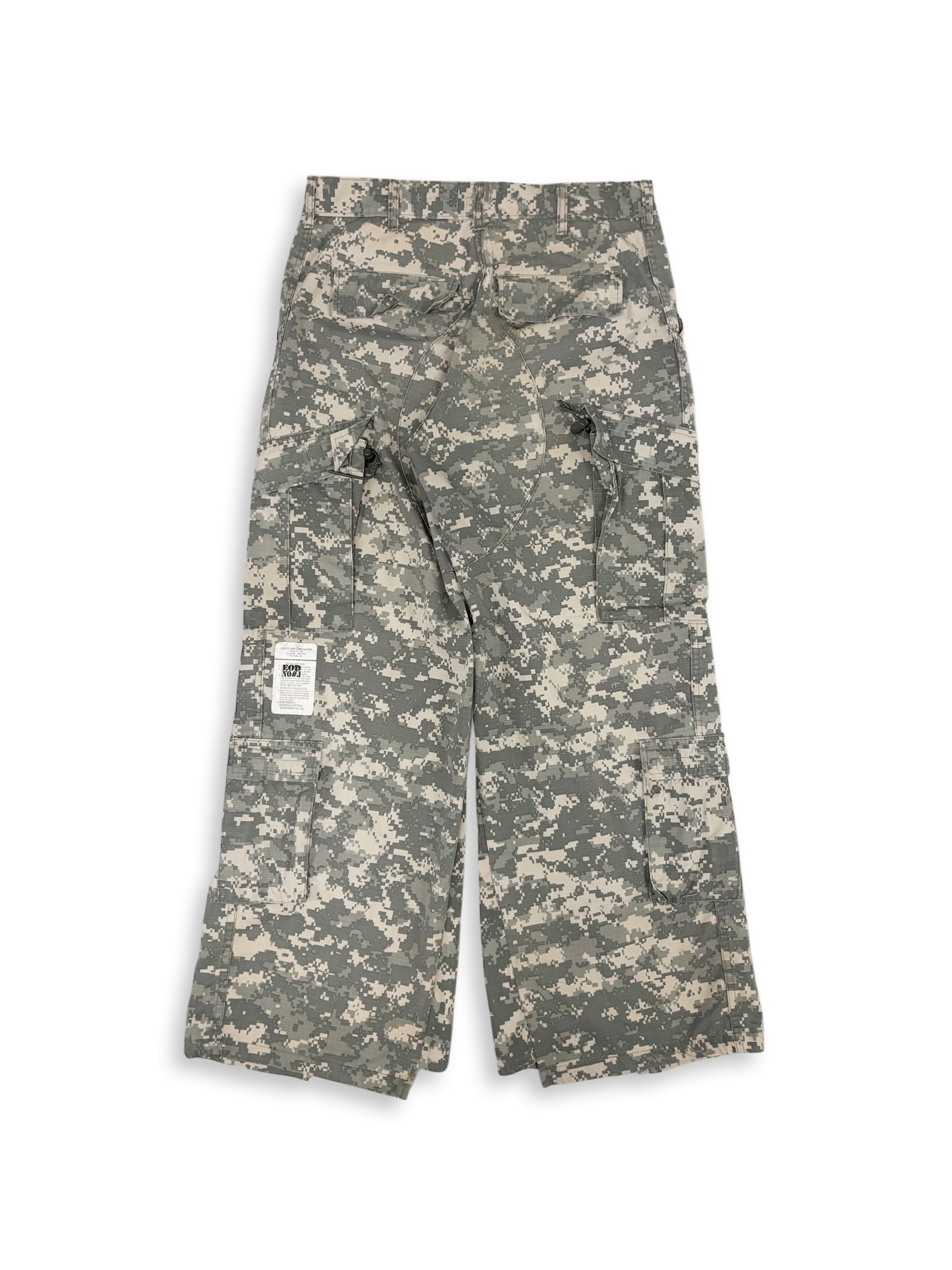 ACU Camo BDU Wide Flare Pants