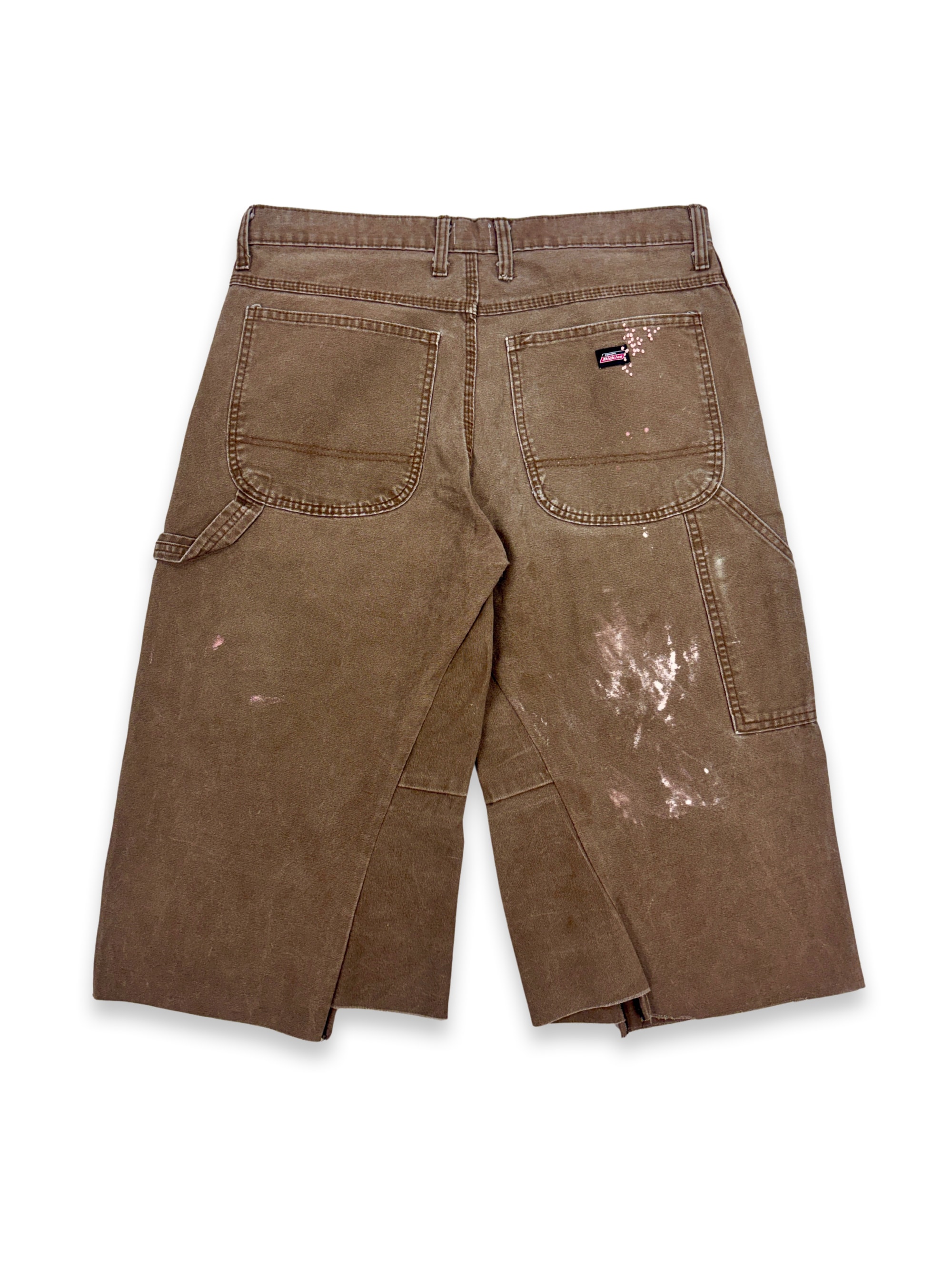 Vtg Dickies Sashiko Distressed Shorts . 001