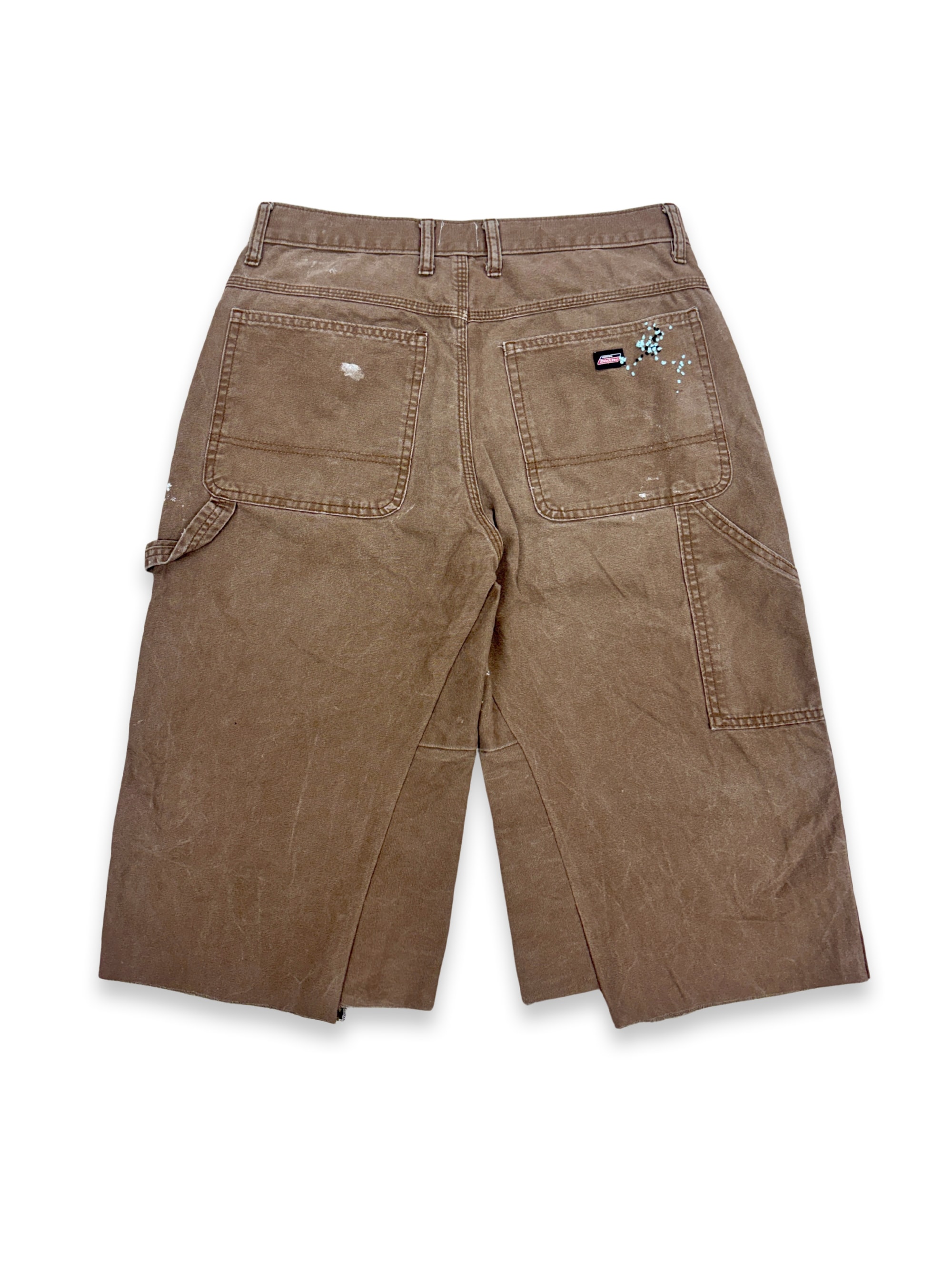 Vtg Dickies Sashiko Distressed Shorts . 004