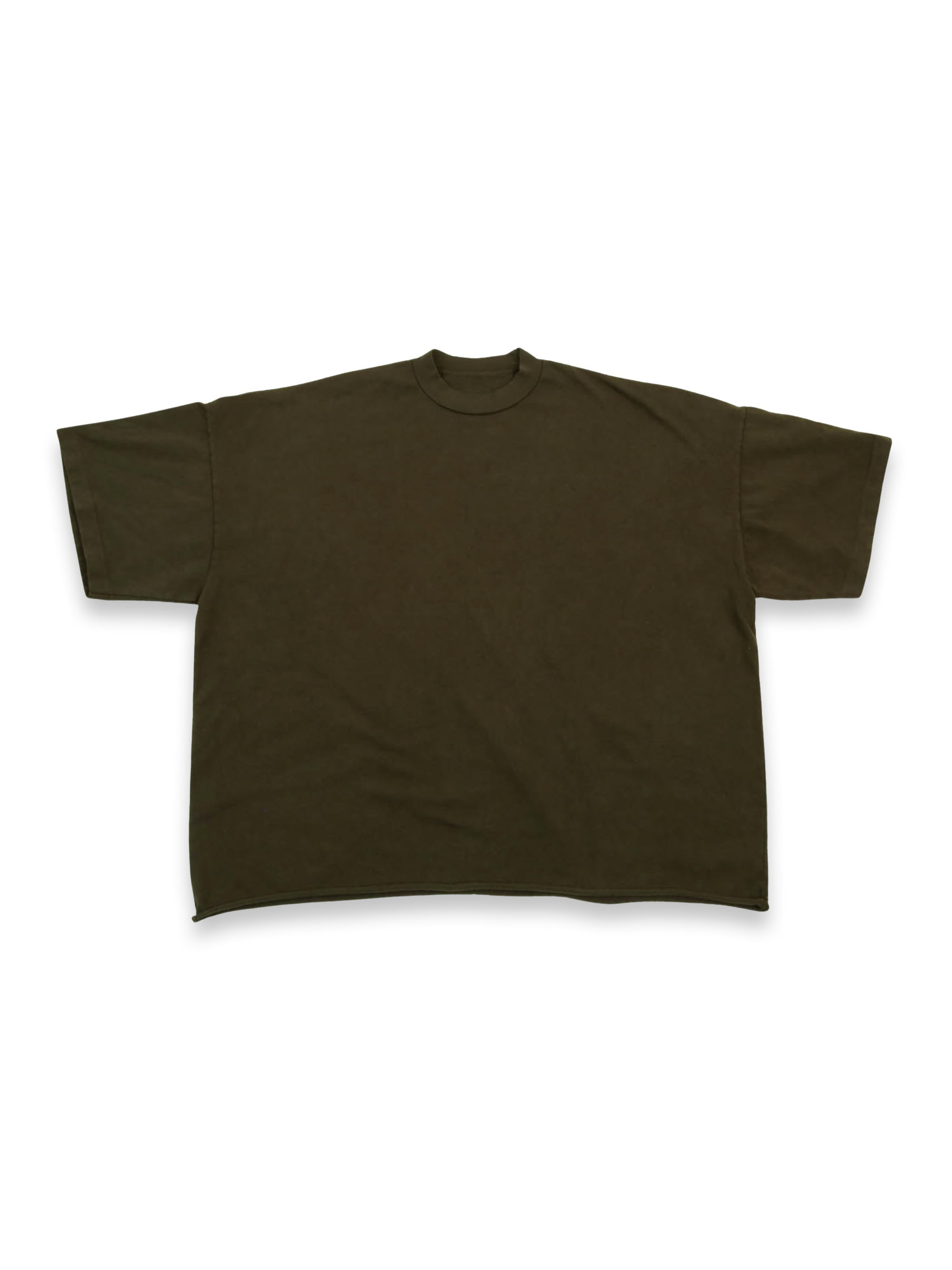 Oversized Heavy rib Tee (Military Green)